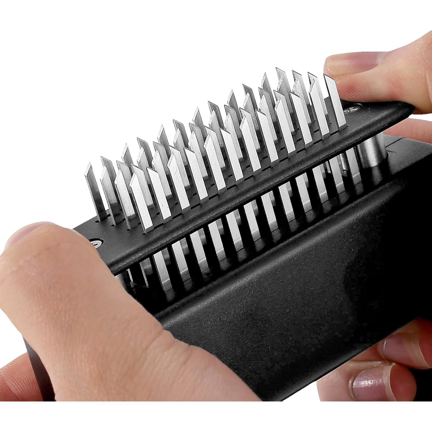 Ablandador de Carne MANJIA de Acero Inoxidable 48 Cuchillas