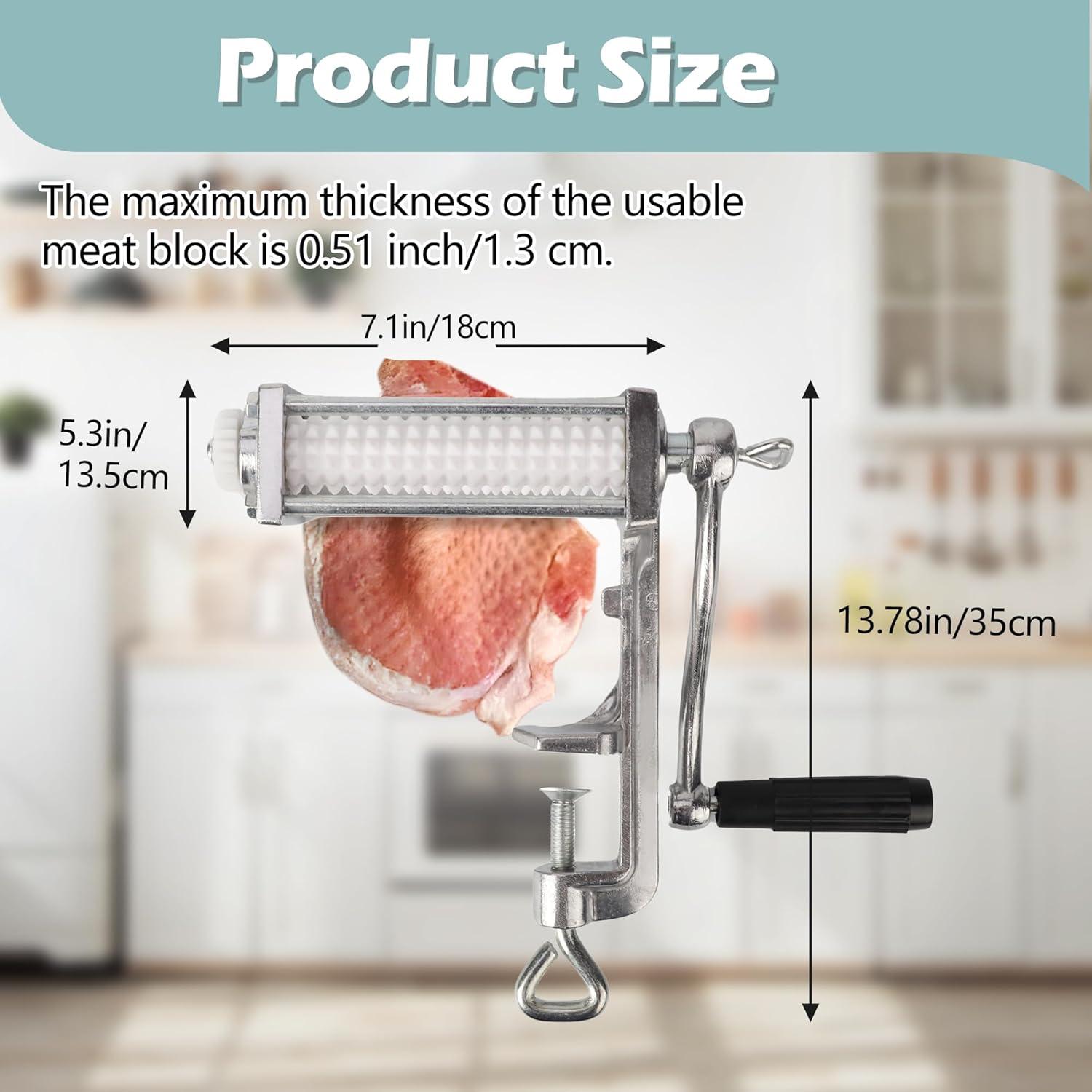 Ablandador de Carne Manual Awagas, Aluminio, 1.64 kg