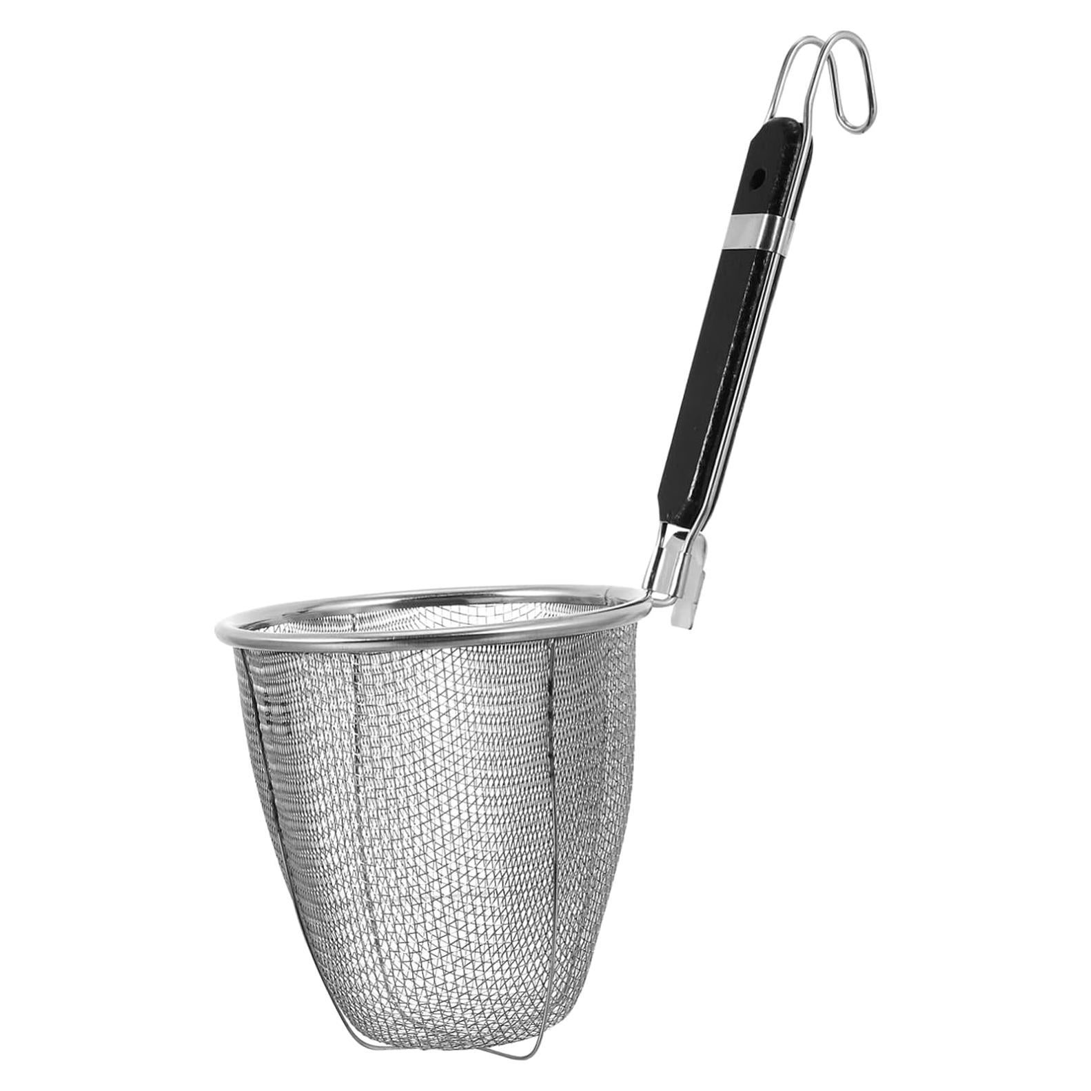 Colador de Acero Inoxidable con Mango Largo 34cm