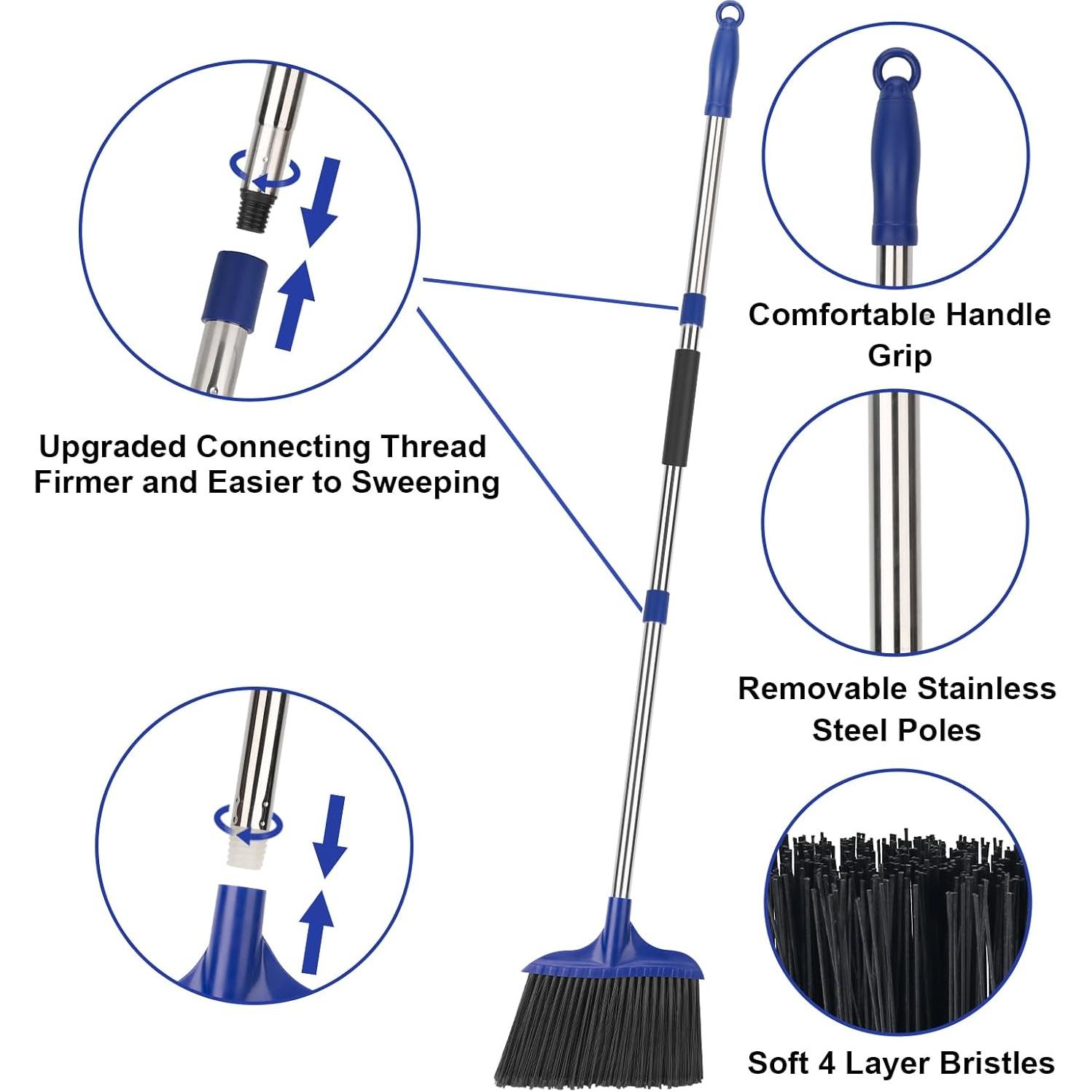 Escoba Angular KeFanta 2 Pack Alta Resistencia 134.62 cm
