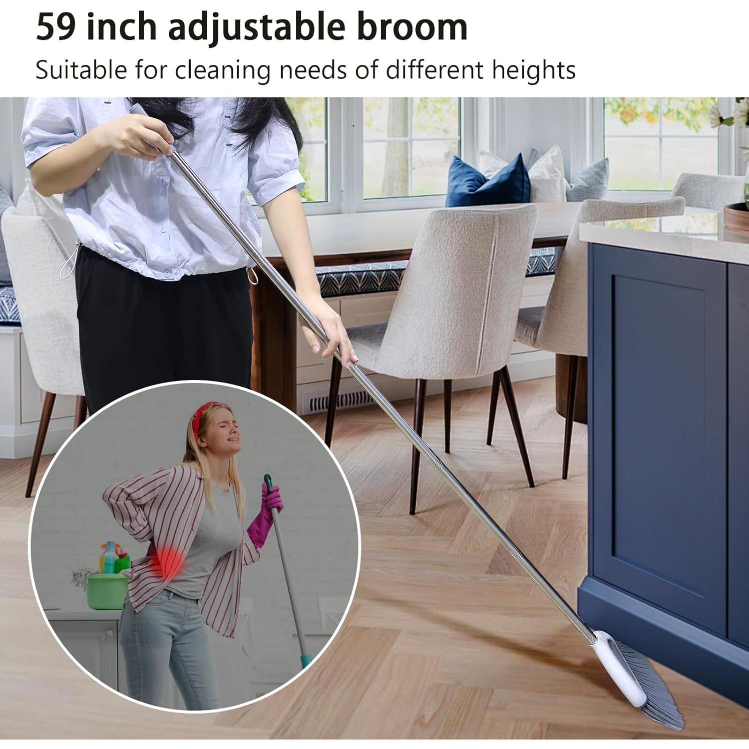 Escoba de Ángulo BAOYINGTE para Pisos Duro 149.86 cm