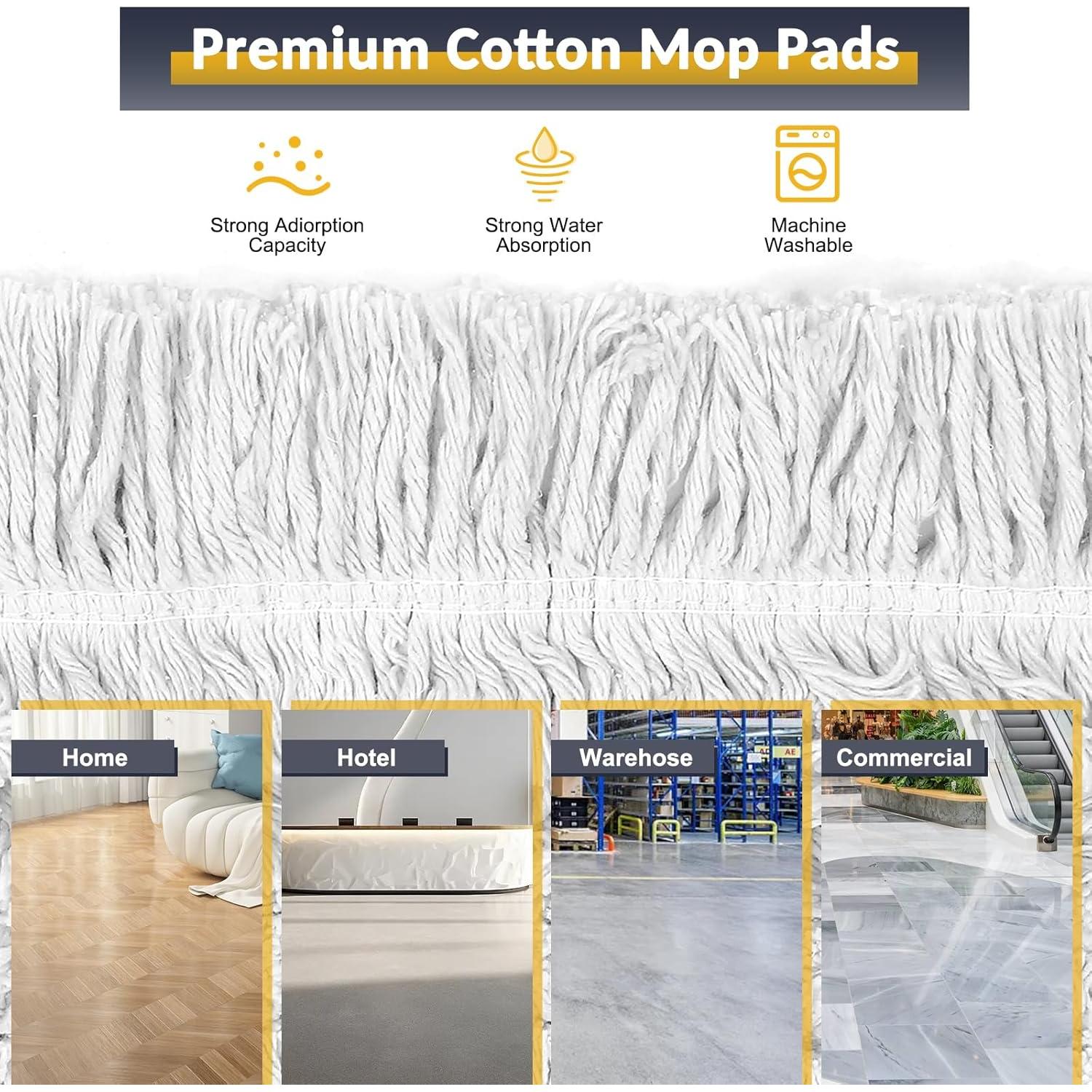 Mopa Comercial Grande VOUBIEN 91 cm con Cabezal Reemplazable