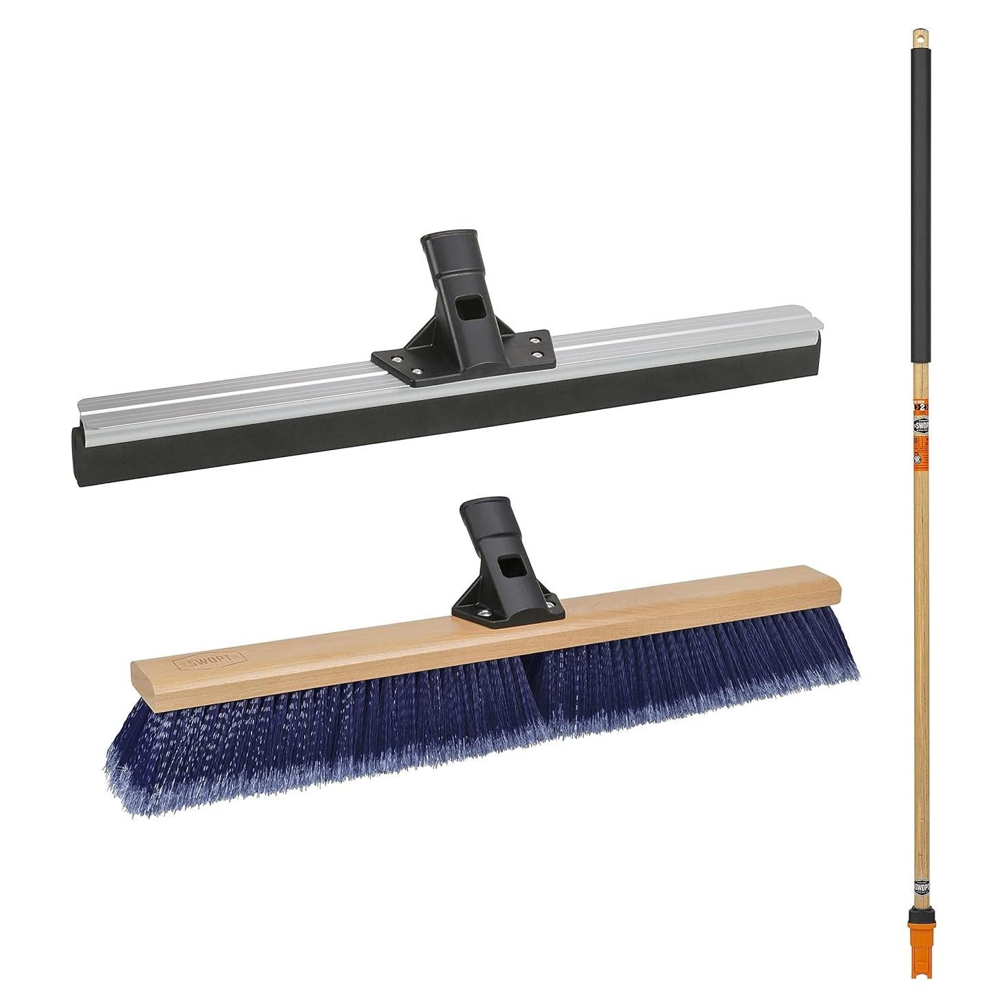 Limpiador de Suelos SWOPT 60 cm + Mango de Madera 150 cm