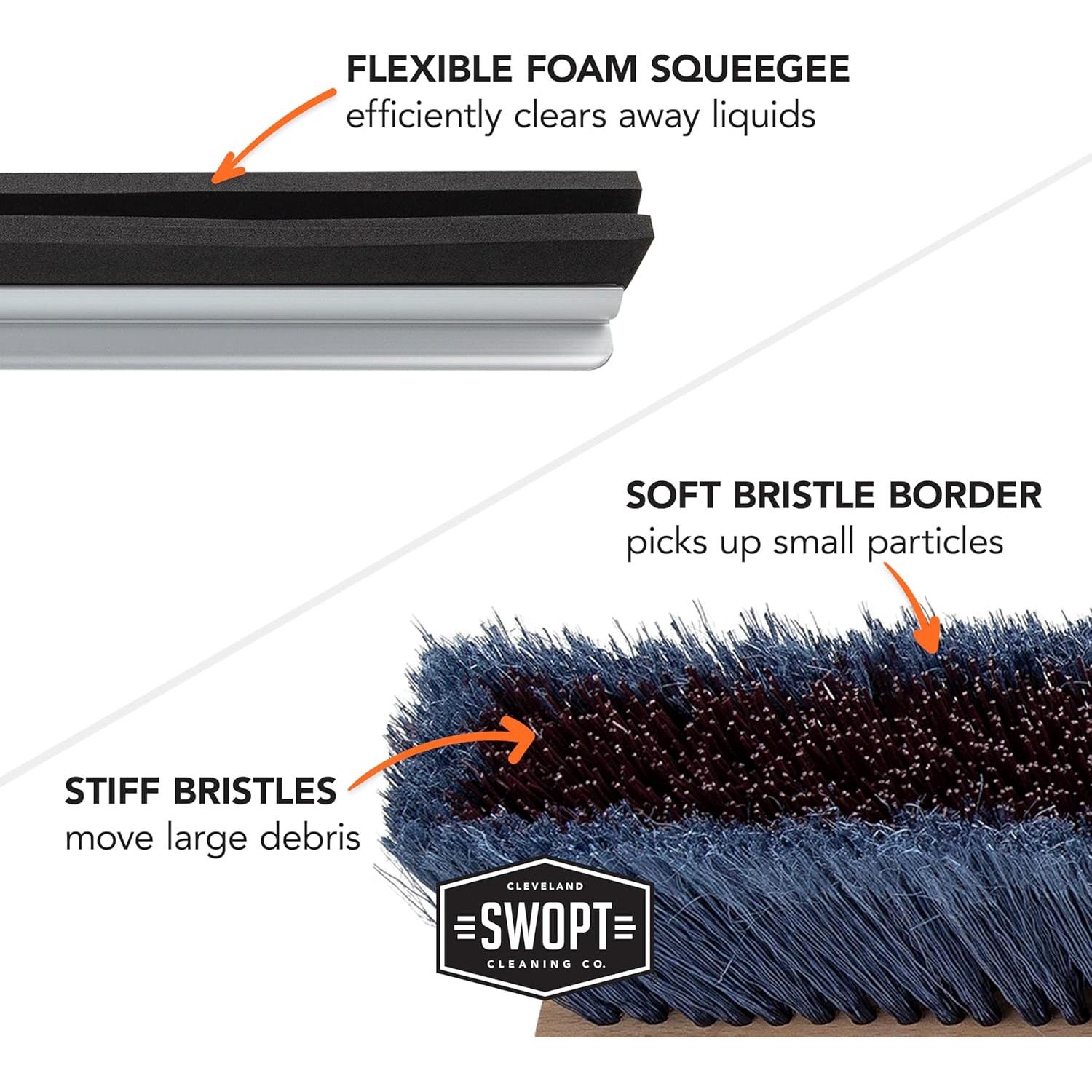 Limpiador de Suelos SWOPT 60 cm + Mango de Madera 150 cm