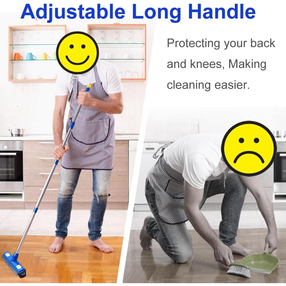 Escoba Quitapelos AODOZO con Mango Telescópico 147 cm