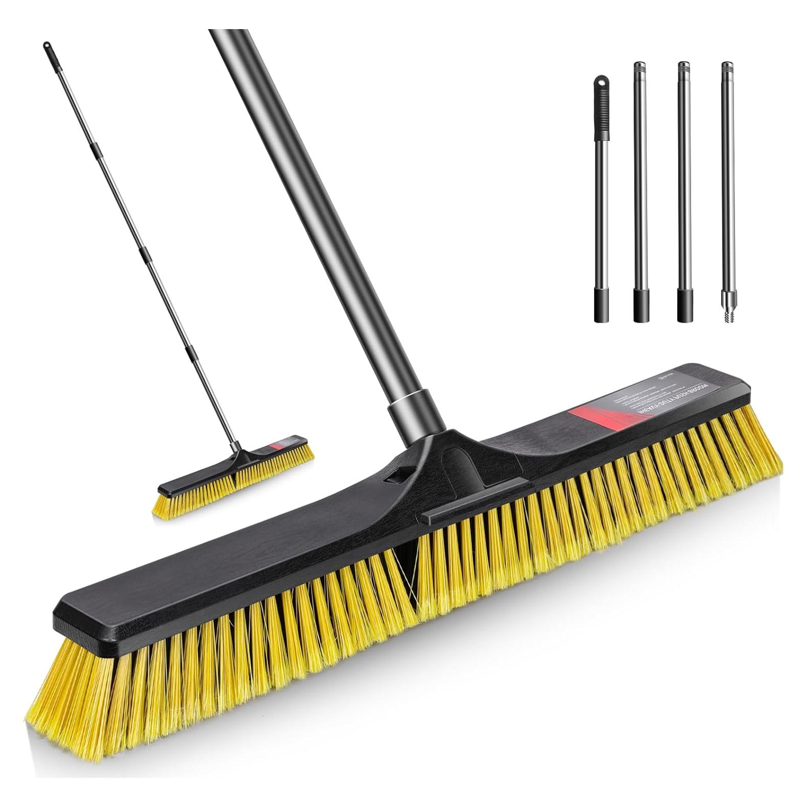 Escoba de Empuje Masthome 61 cm con Mango de 139.7 cm