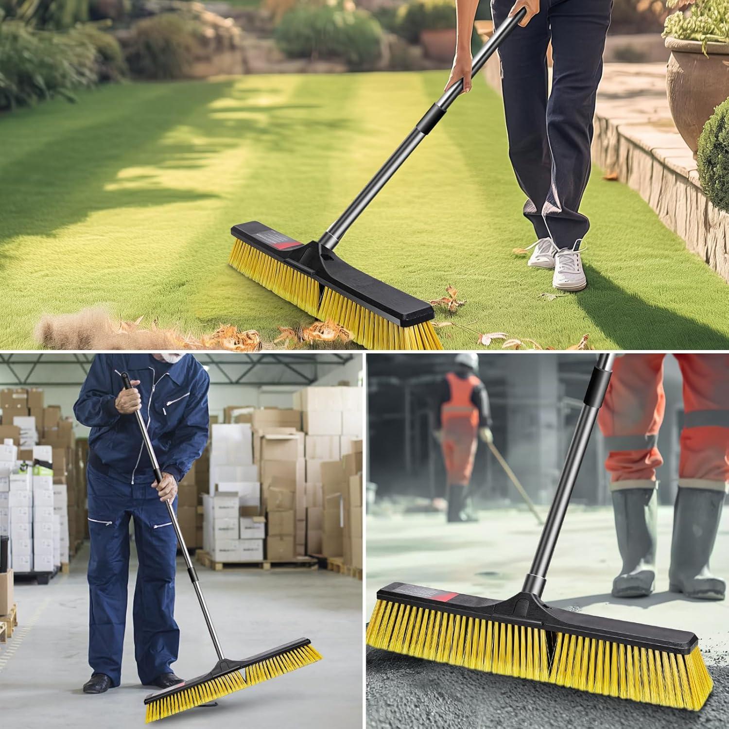 Escoba de Empuje Masthome 61 cm con Mango de 139.7 cm