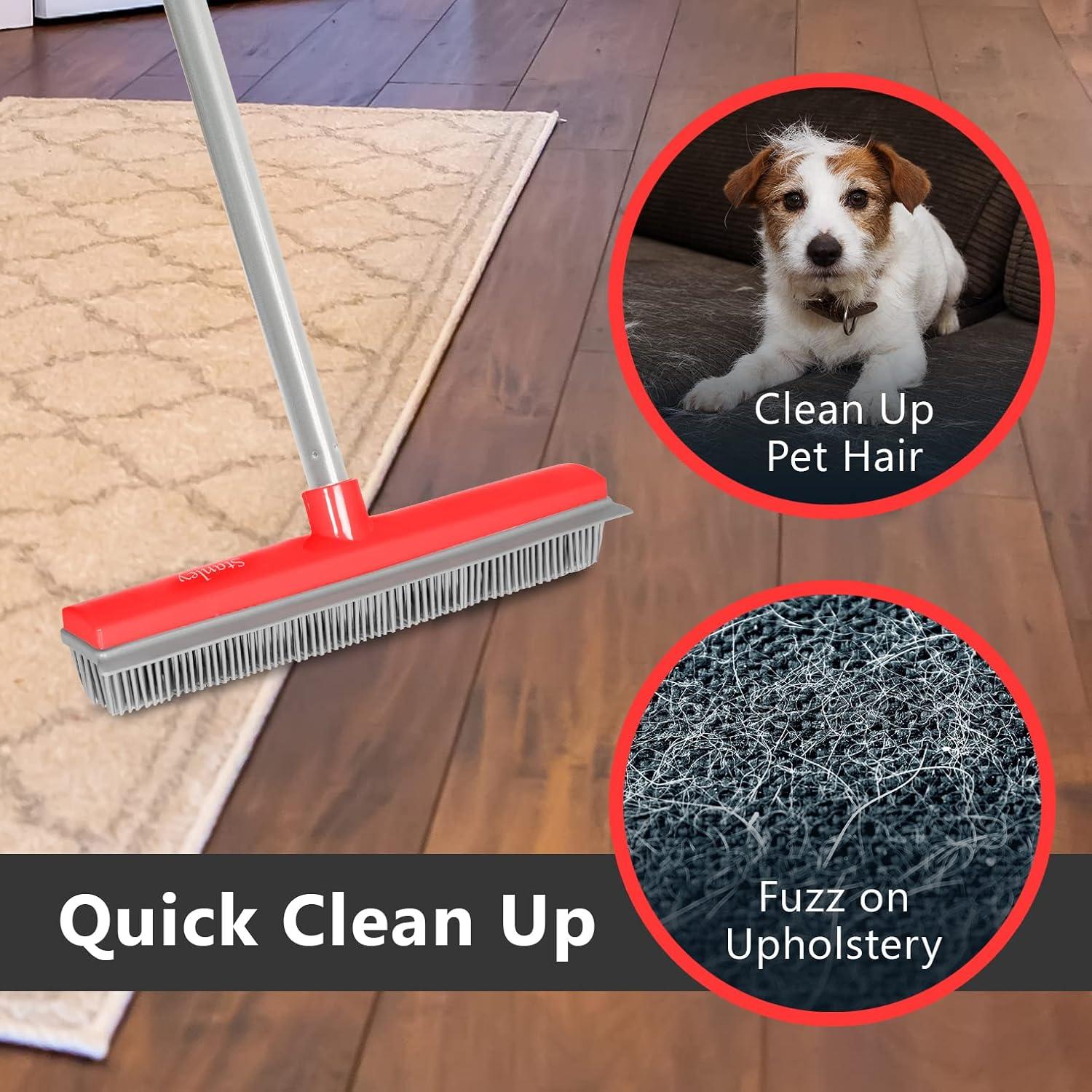 Escoba de Goma Stanley Home Products A3079 - Limpieza de Alfombras y Pisos