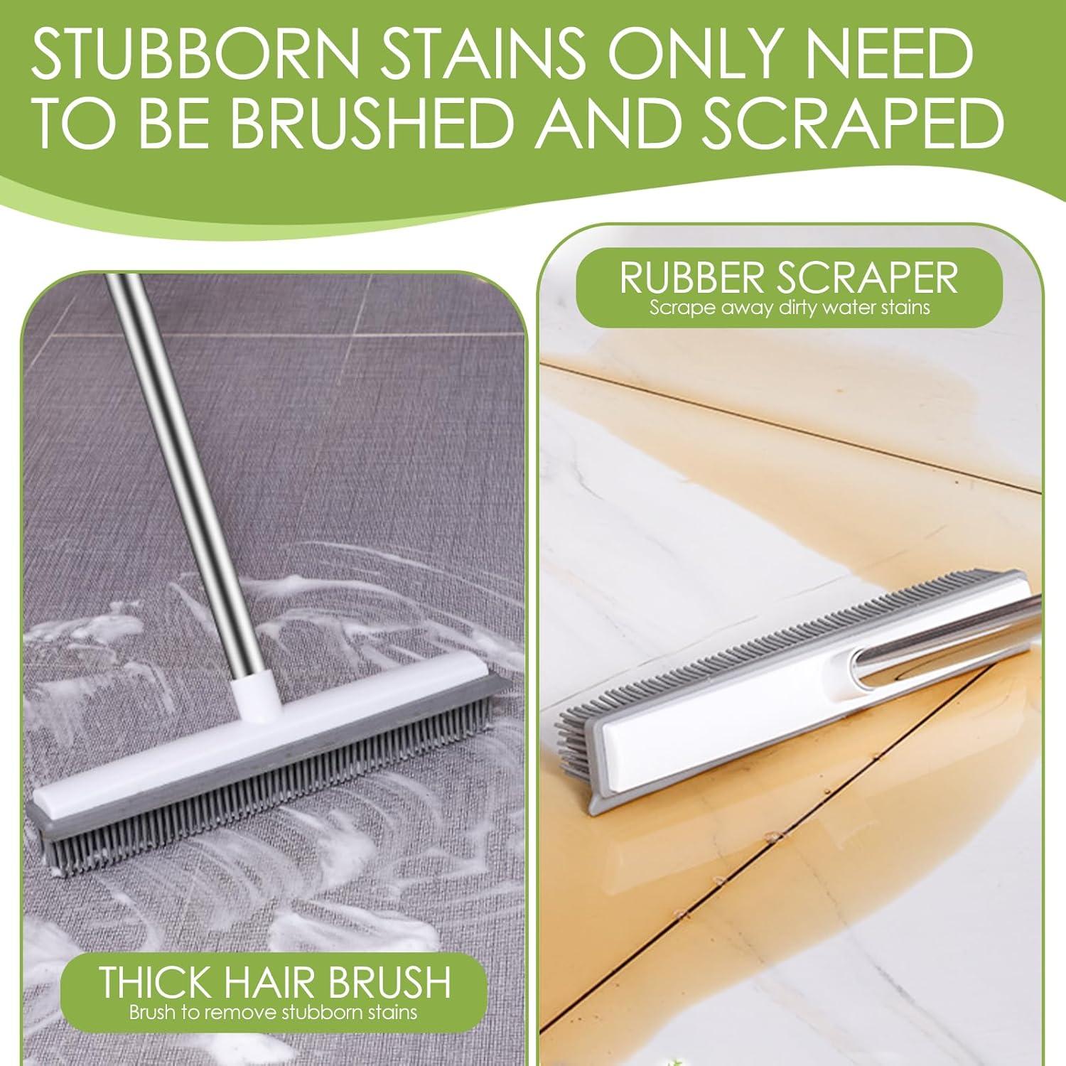 Escoba de Goma Broomwiz para Pelo de Mascota con Mango Ajustable