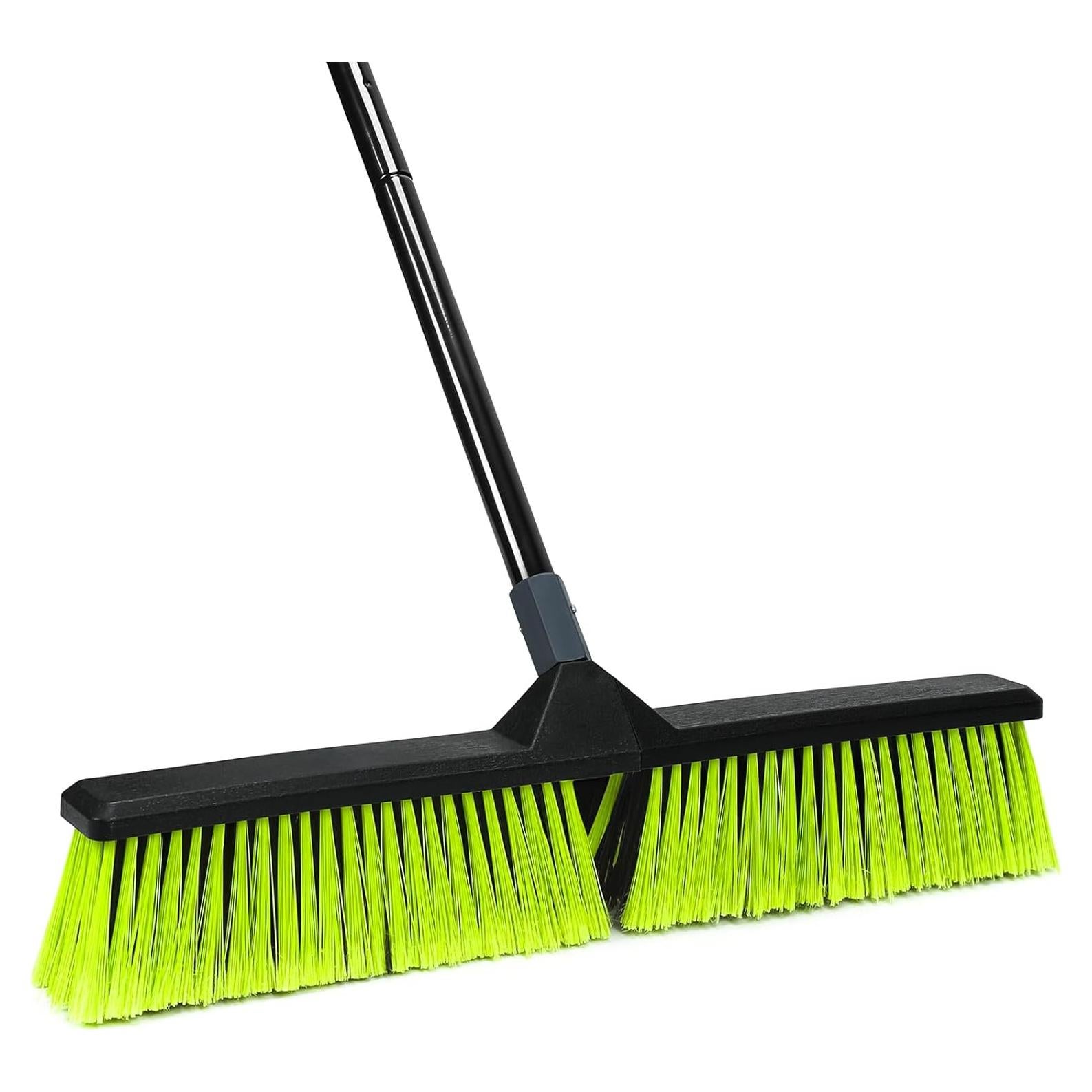 Escoba de Empuje KalTell 61 cm con Mango de 160 cm para Exteriores