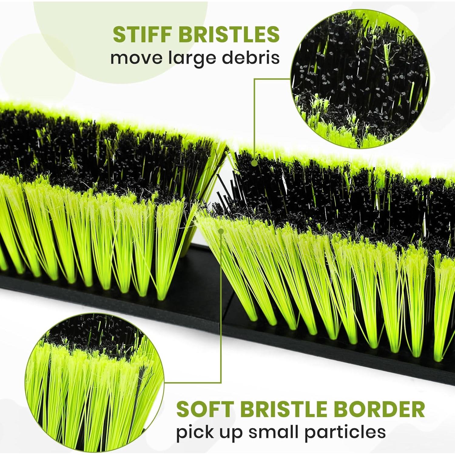 Escoba de Empuje KalTell 61 cm con Mango de 160 cm para Exteriores