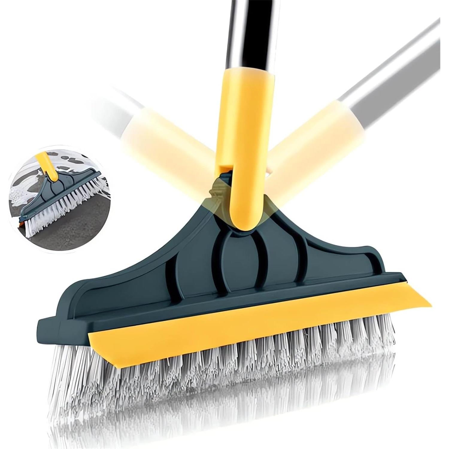 Cepillo de limpieza 2 en 1 Webahow con raspador y cerdas en V