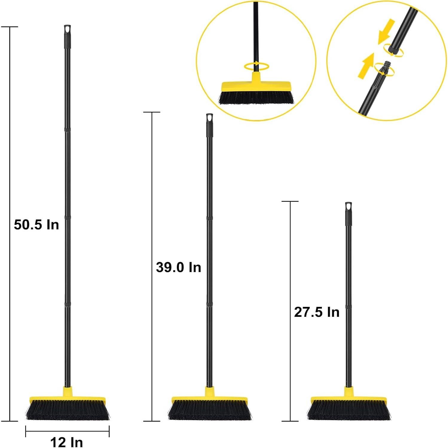 Escoba de Empuje TreeLen 30 cm Cerdas Rígidas 127 cm