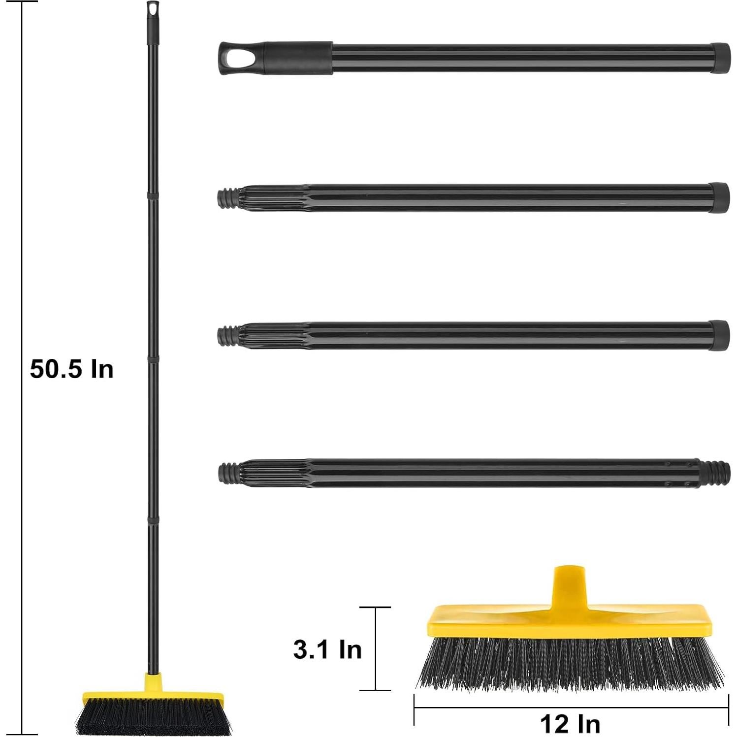 Escoba de Empuje TreeLen 30 cm Cerdas Rígidas 127 cm