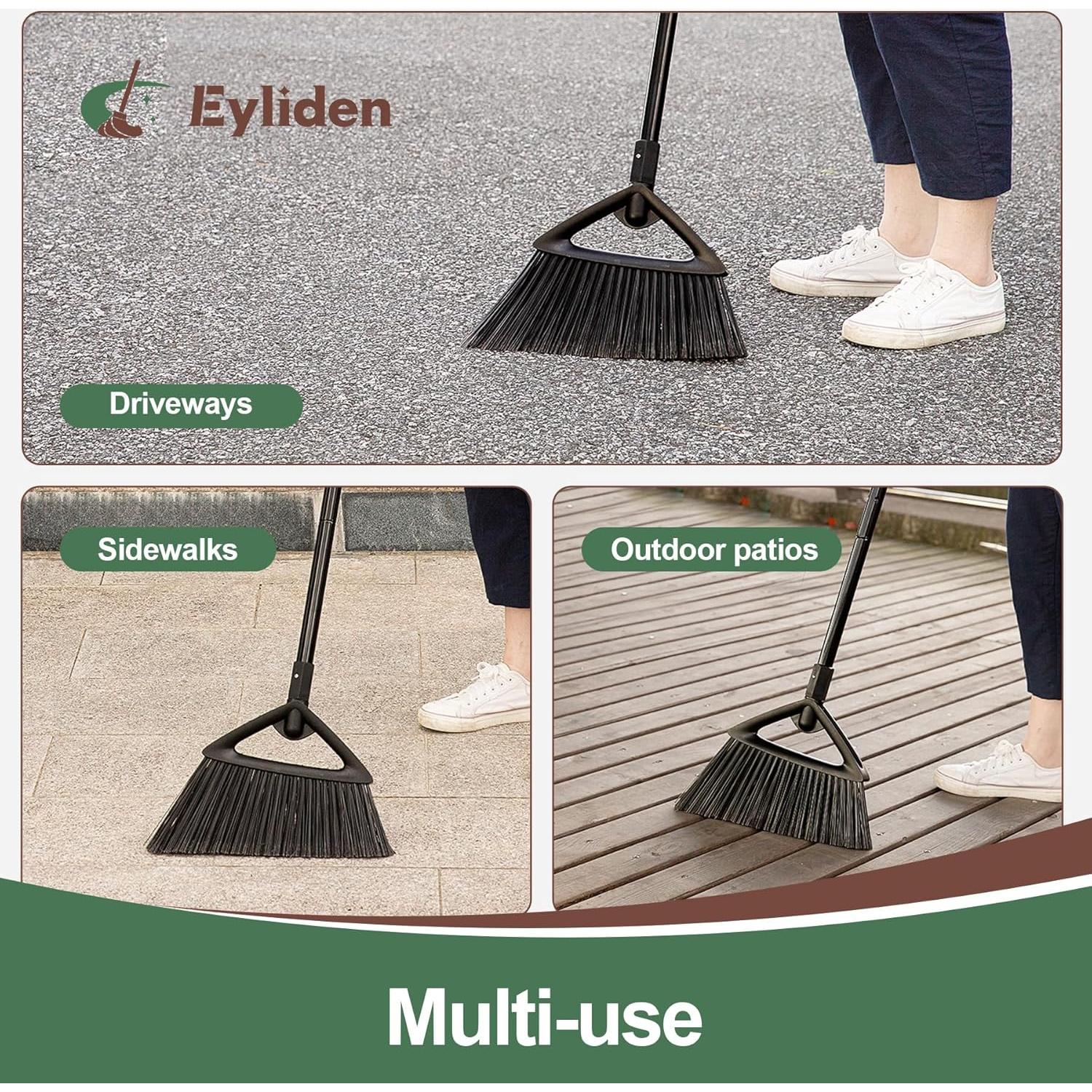 Escoba Eyliden en Ángulo con Mango Largo 146 cm - Multiuso