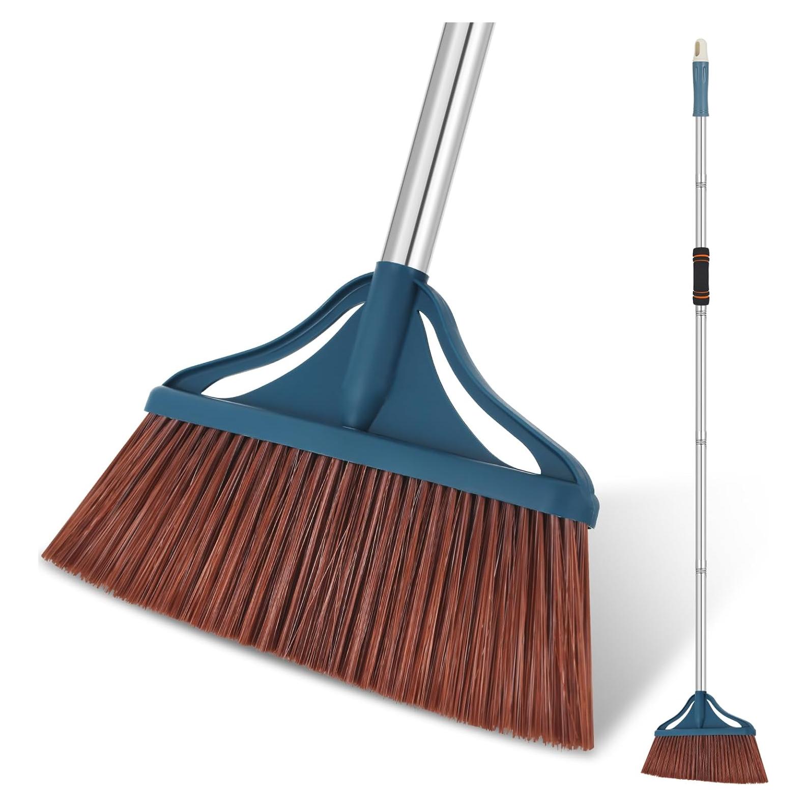 Escoba Comercial QIOJIRMU Mango Largo 147 cm Alta Resistencia