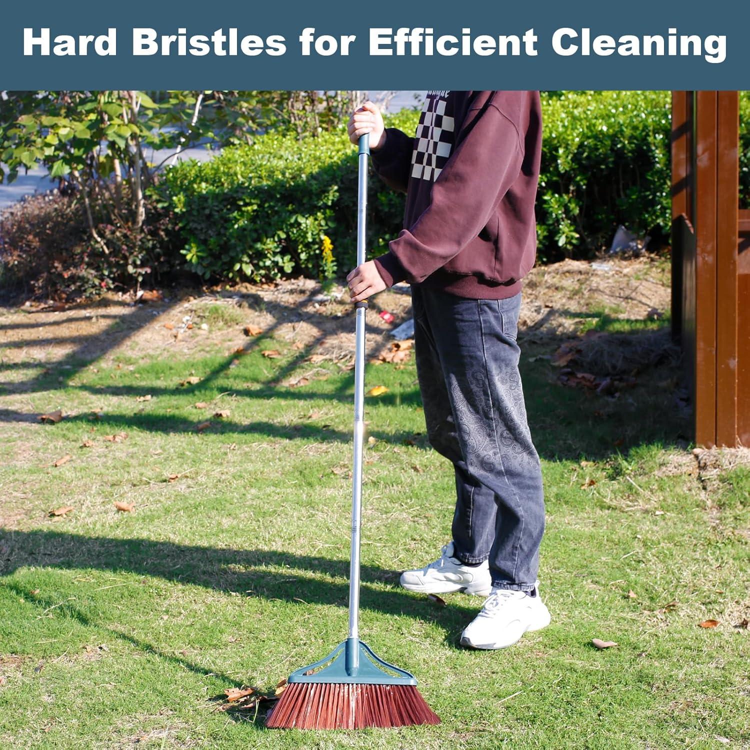 Escoba Comercial QIOJIRMU Mango Largo 147 cm Alta Resistencia