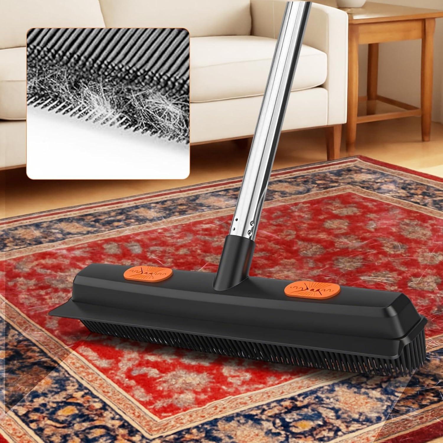 Escoba de goma FUUNSOO FUN-28 para pelo de mascotas 132 cm