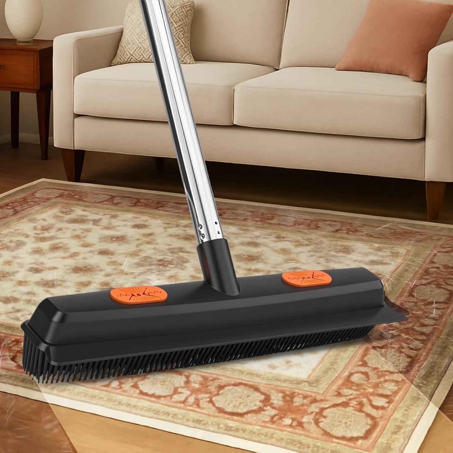 Escoba de goma FUUNSOO FUN-28 para pelo de mascotas 132 cm