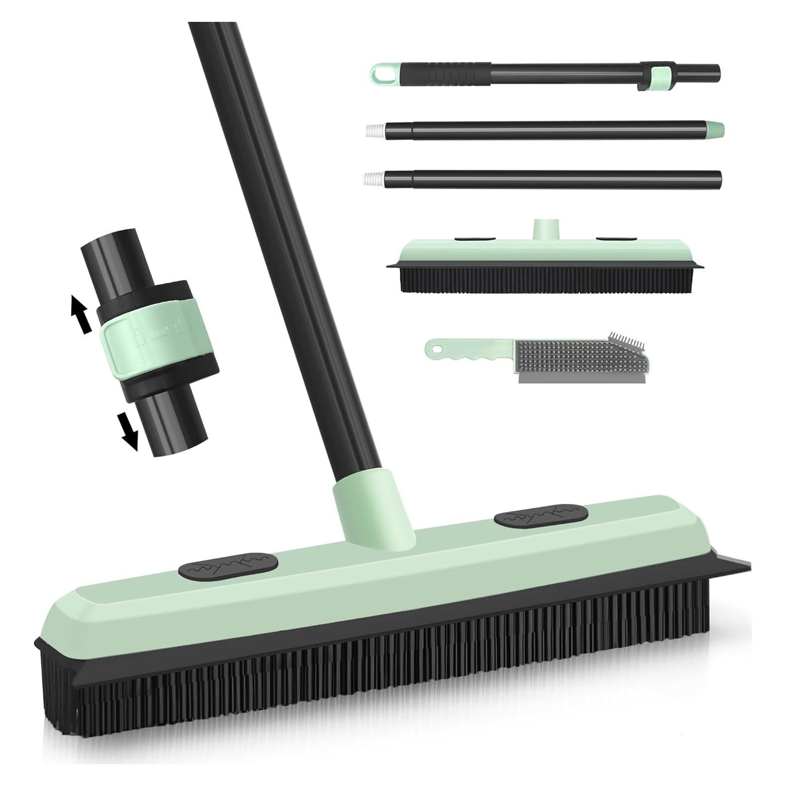 Escoba de goma DALIPER con escobilla para pelo de mascotas