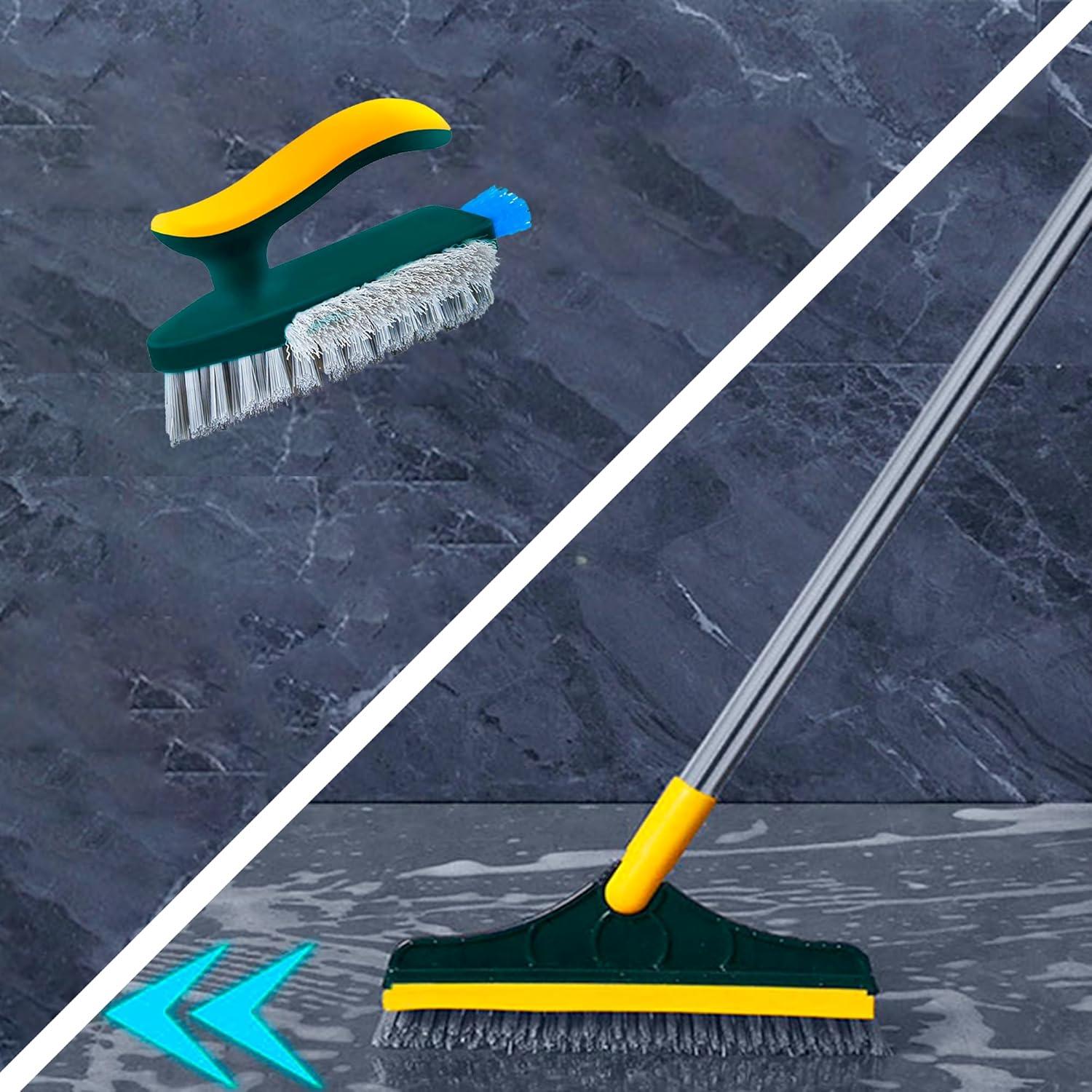 Cepillo Mágico 3 en 1 Genérico con Mango Largo y Raspador