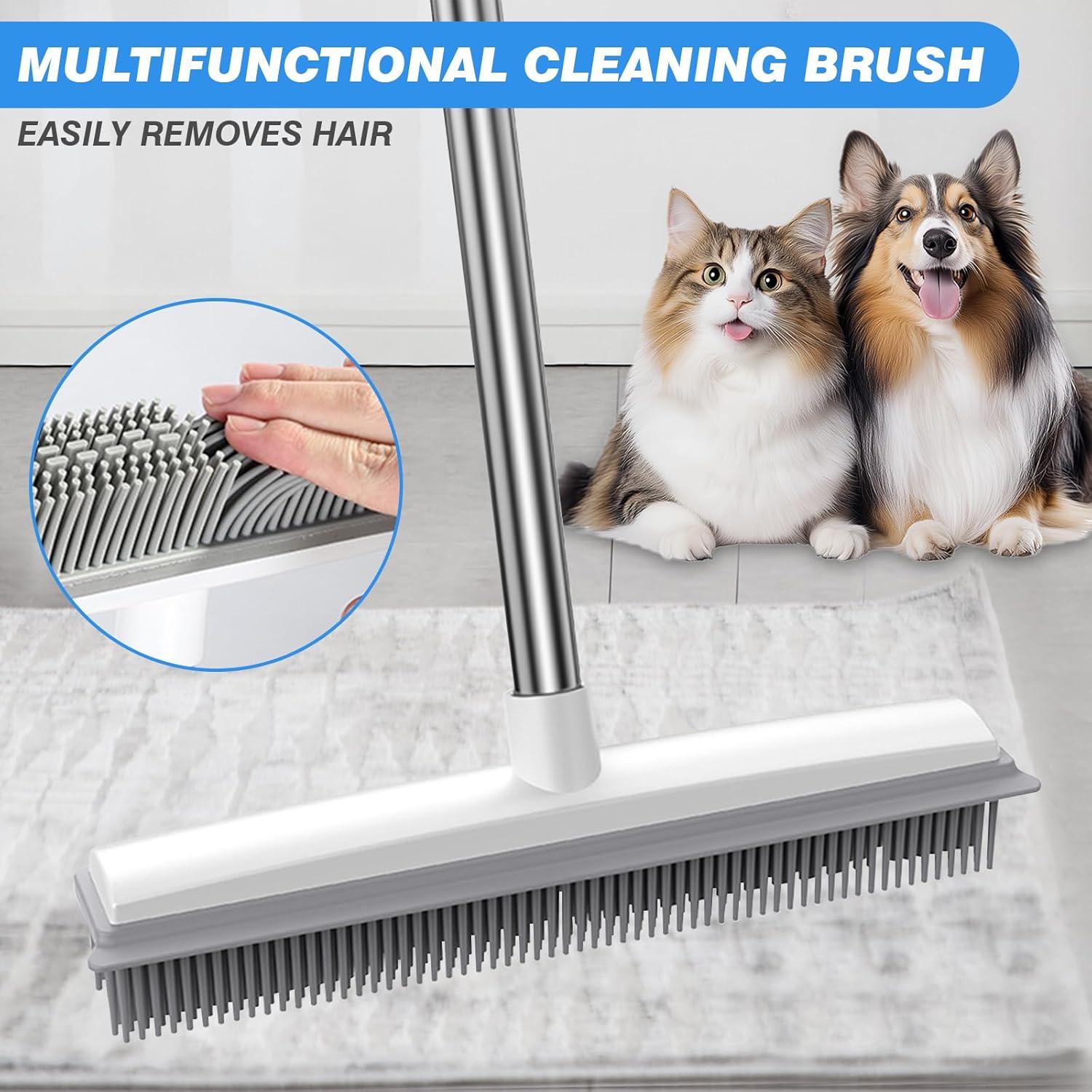 Escoba de Goma QLEANZY con Limpiaparabrisas 130 cm