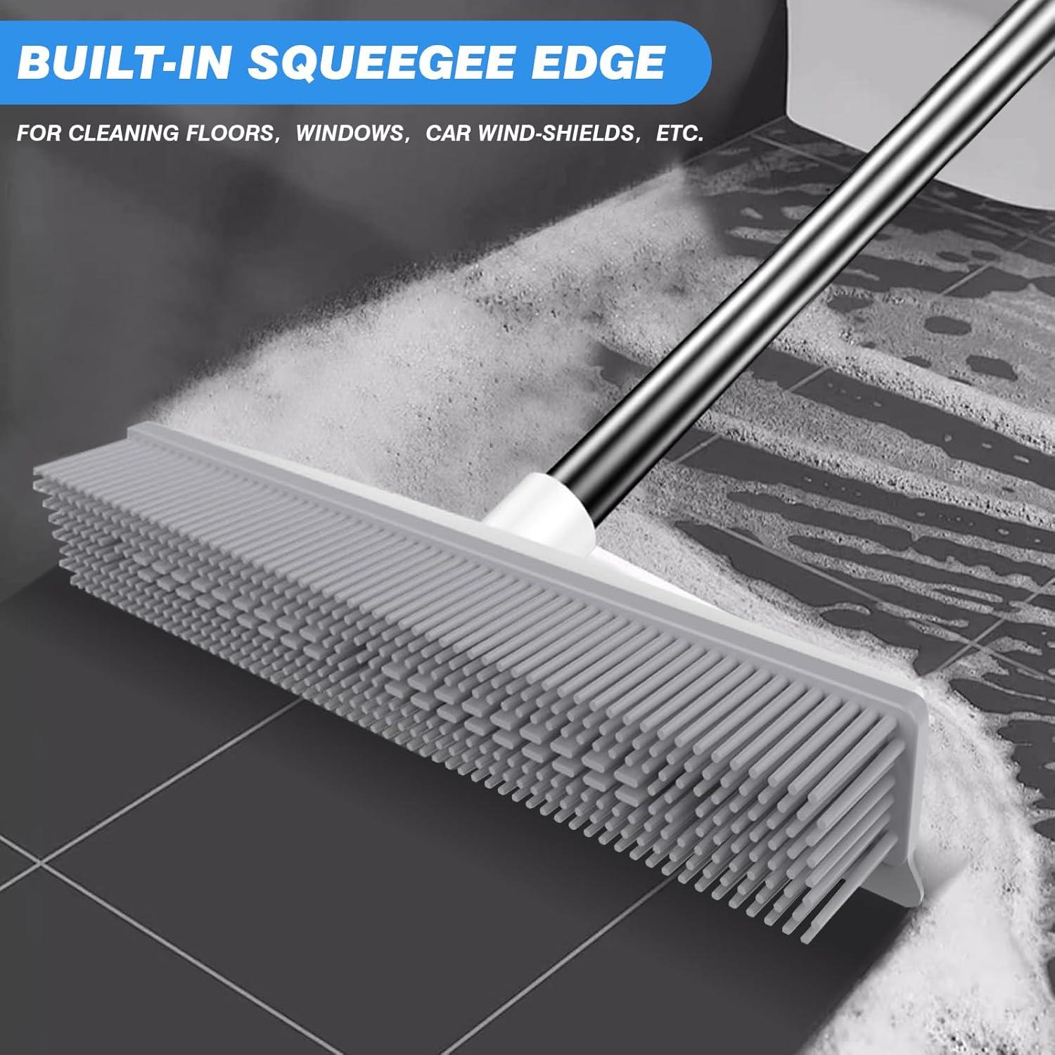 Escoba de Goma QLEANZY con Limpiaparabrisas 130 cm