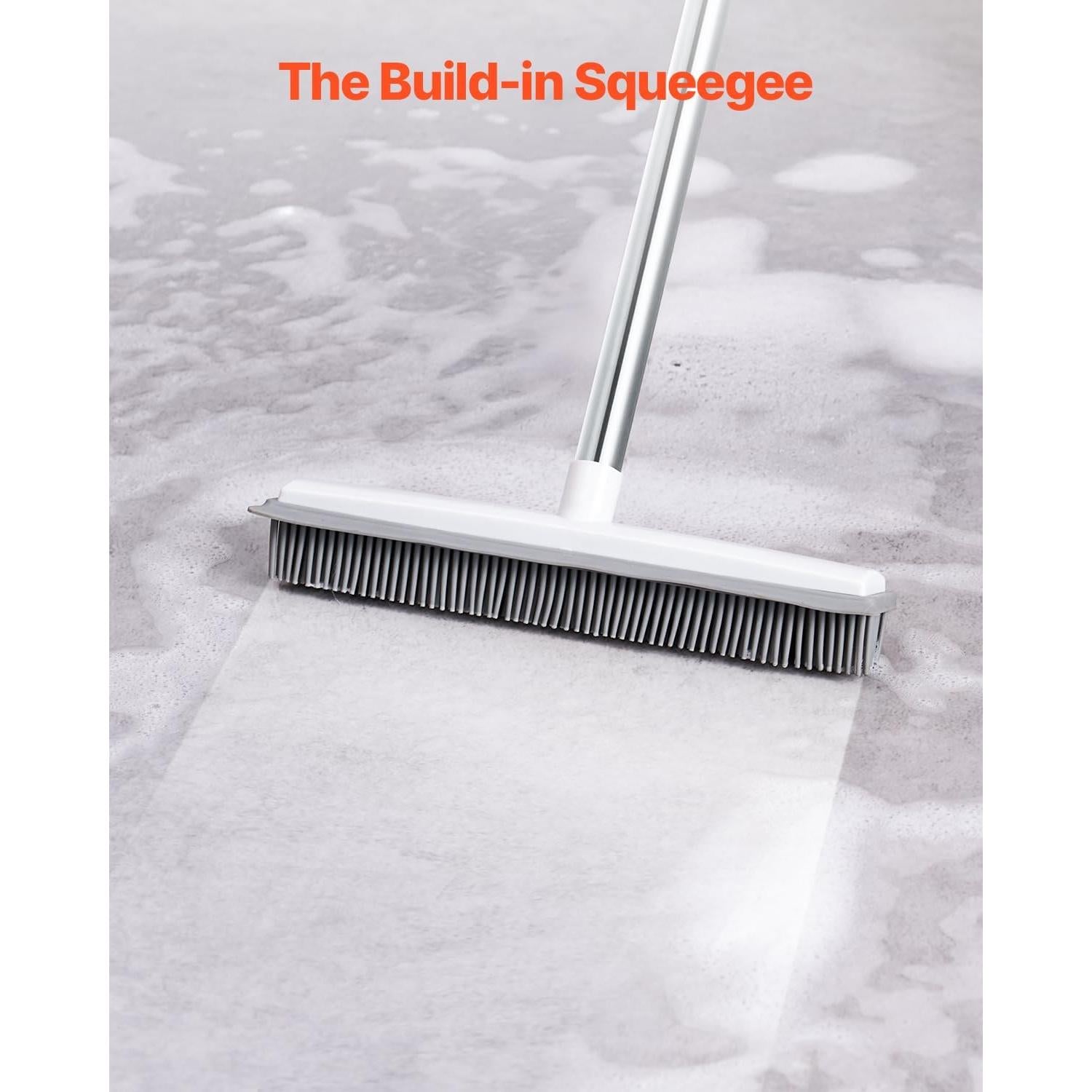 Escoba VEVOR para Pelo de Mascotas, Mango Ajustable 148 cm