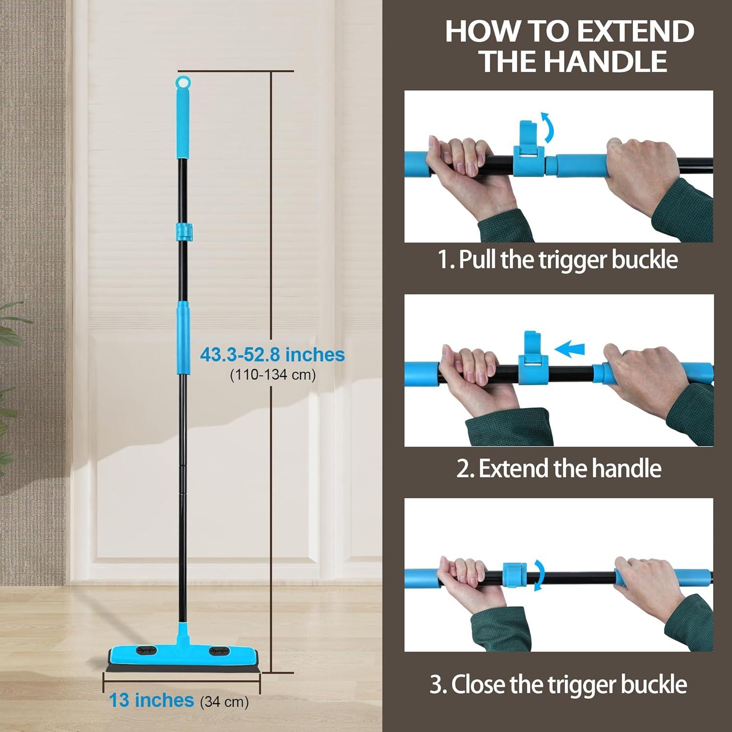 Cepillo de Goma JEHONN para Alfombras con Raspador 134 cm