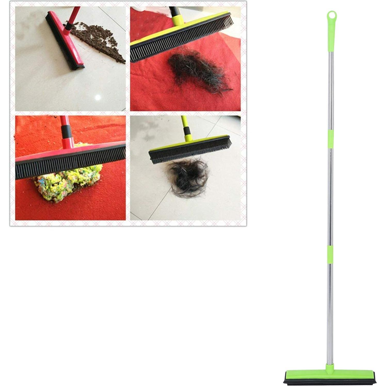 Rastrillo de Alfombra Topyond para Pelo de Mascota, Mango Telescópico