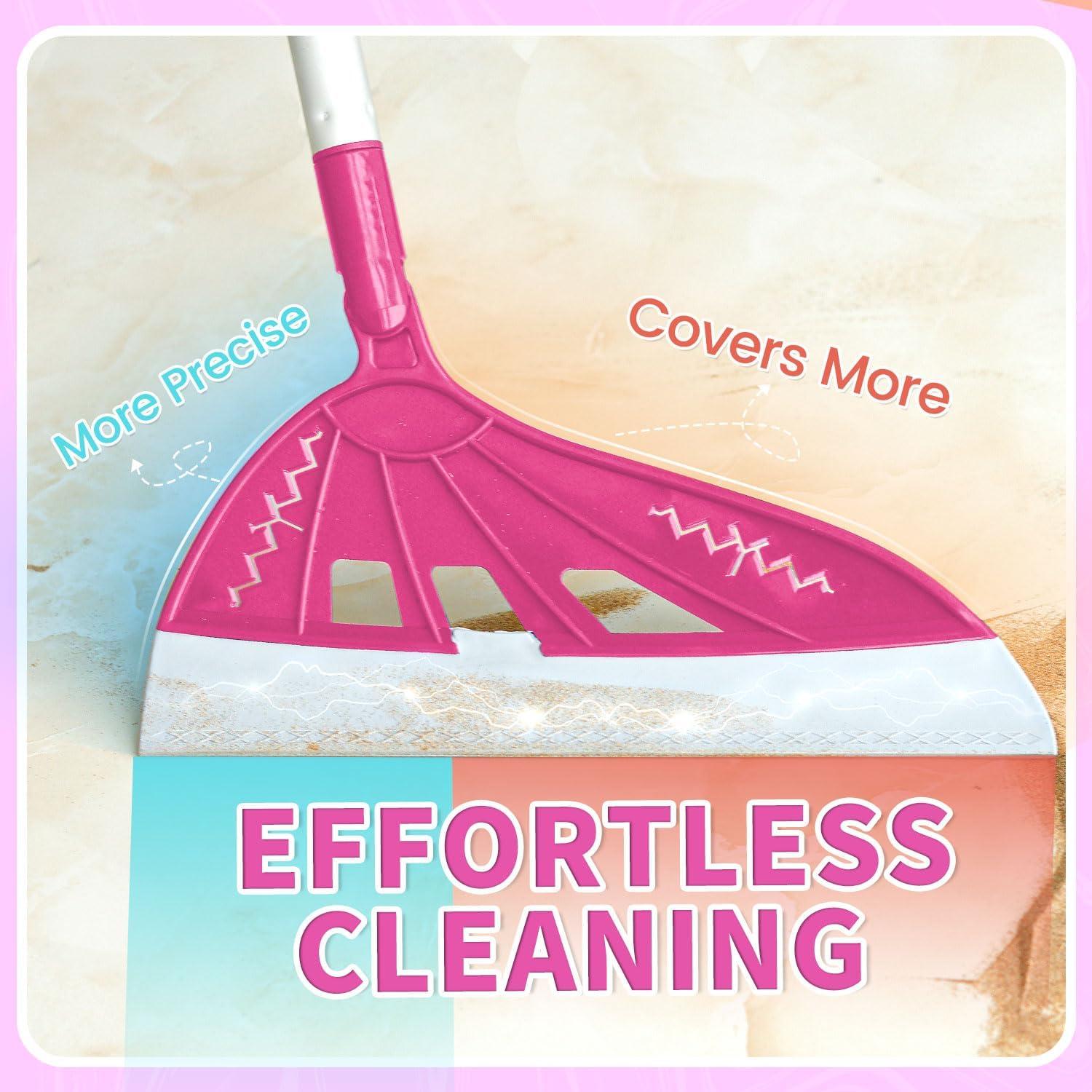 Escoba Raspadora Ajustable Inpack 60 cm Silicona Rosa