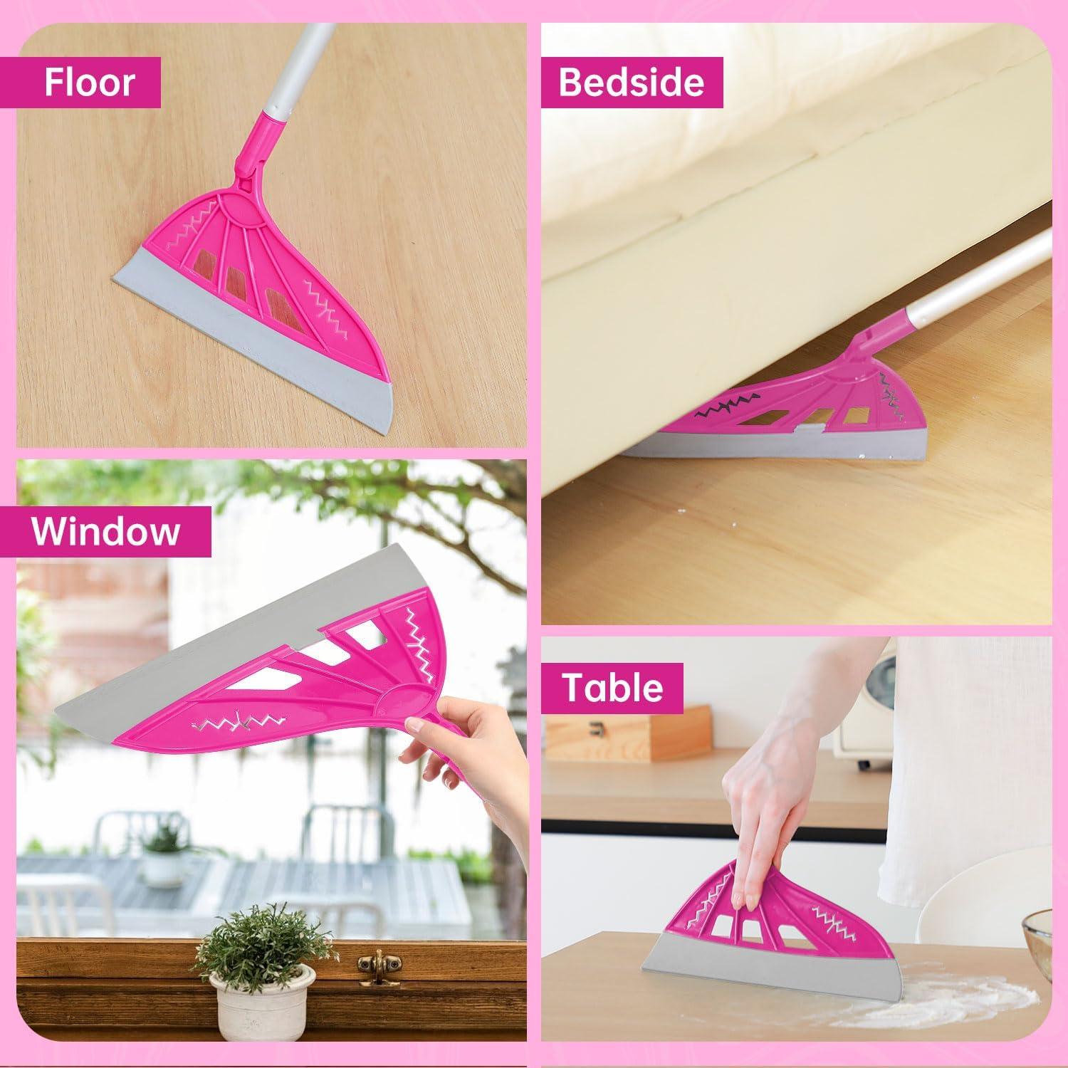 Escoba Raspadora Ajustable Inpack 60 cm Silicona Rosa