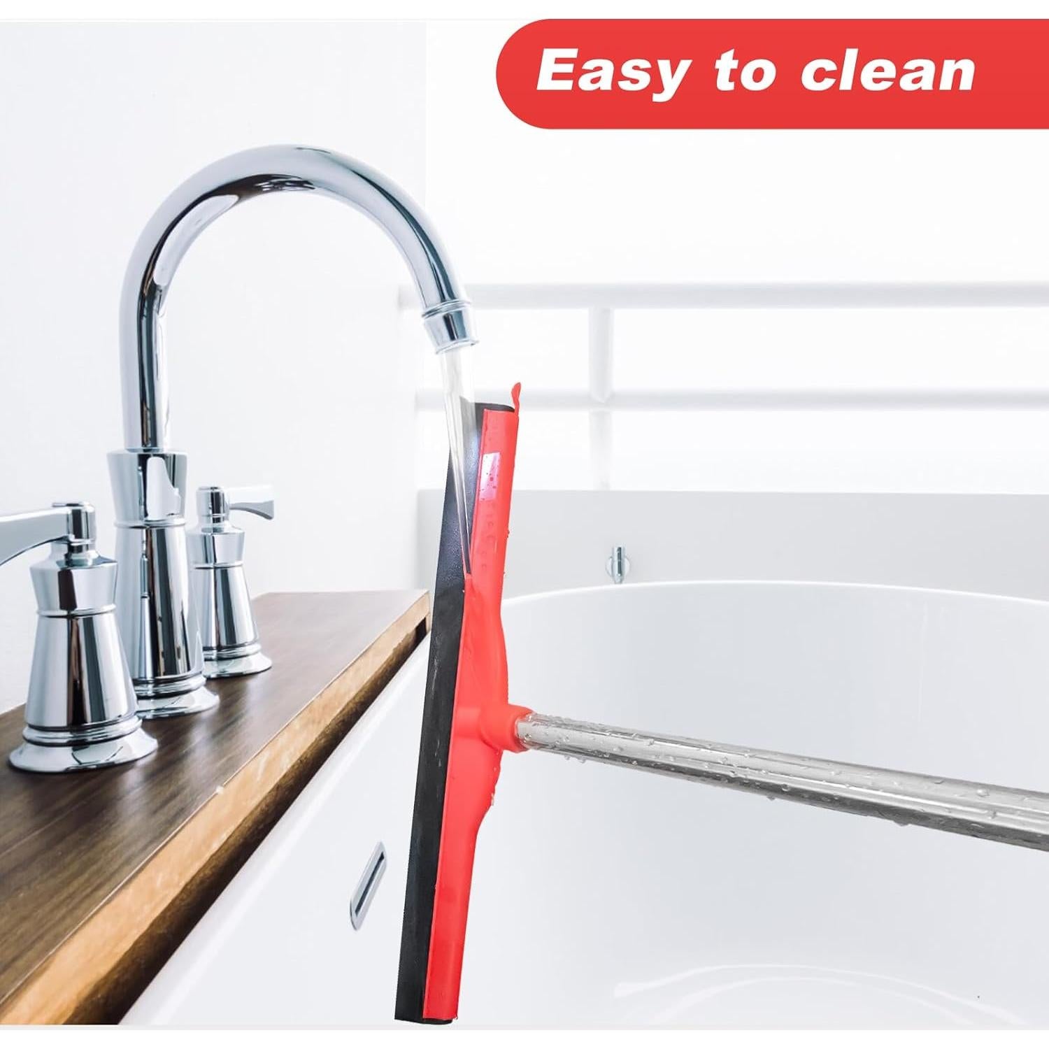 Raspador de Piso Ajustable Loulicia con Mango de Acero Inoxidable