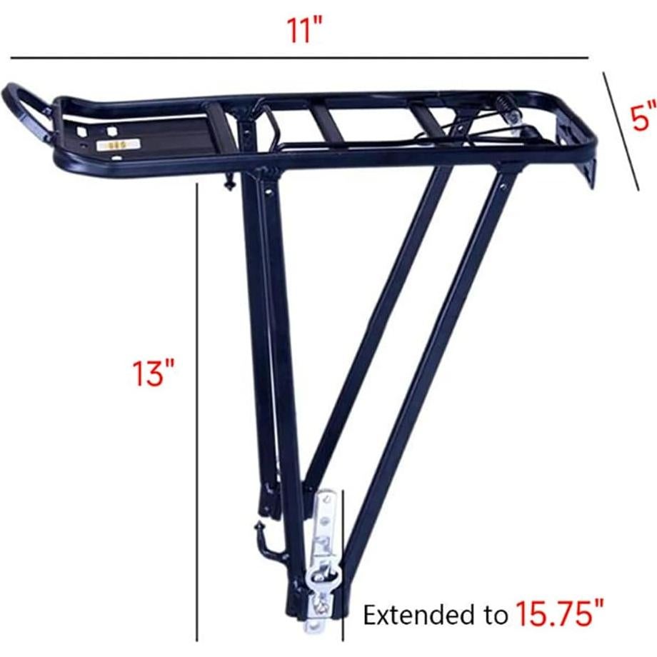 Portaequipajes Ajustable Takelablaze para Bicicleta 26-29"