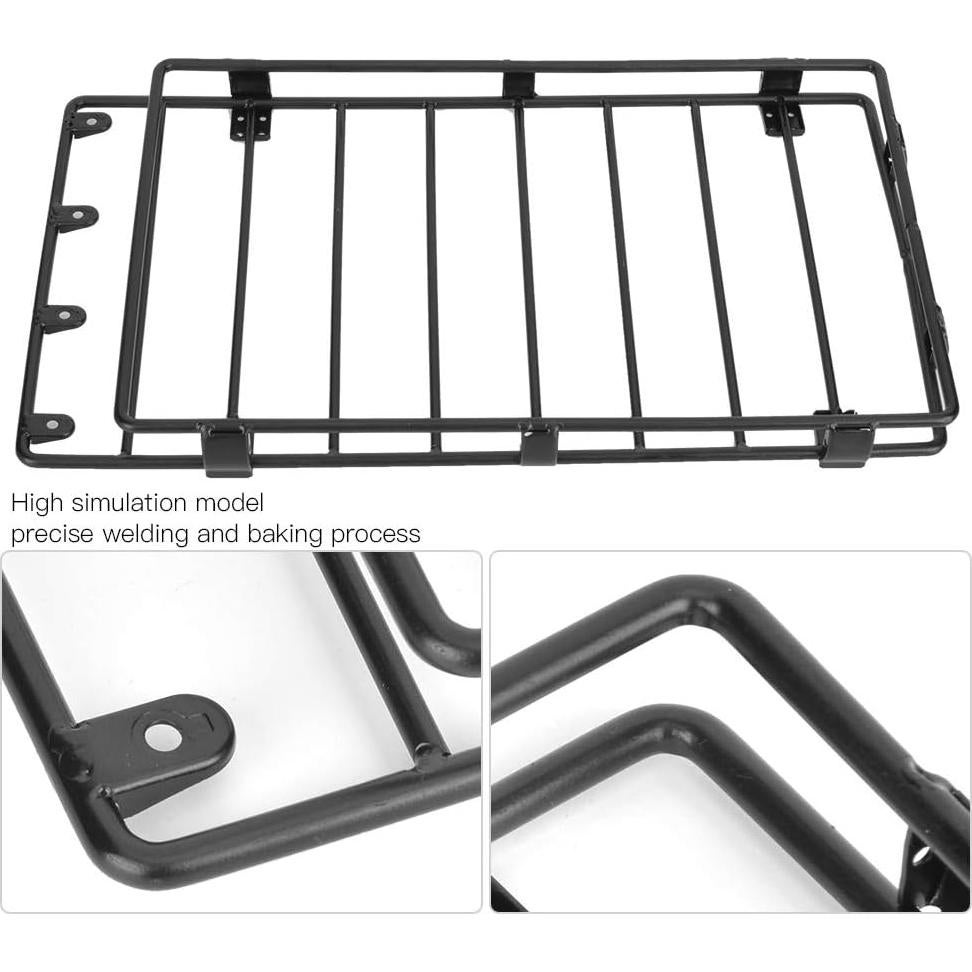 Portaequipajes de Techo Metal FAUOSWUK para Coche RC LC80
