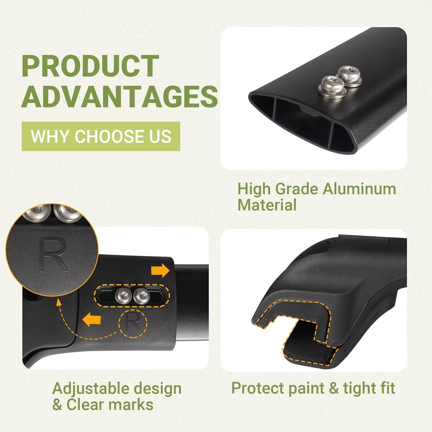 Barras Transversales de Techo TRAVLETIC para Toyota 4RUNNER 2010-2024