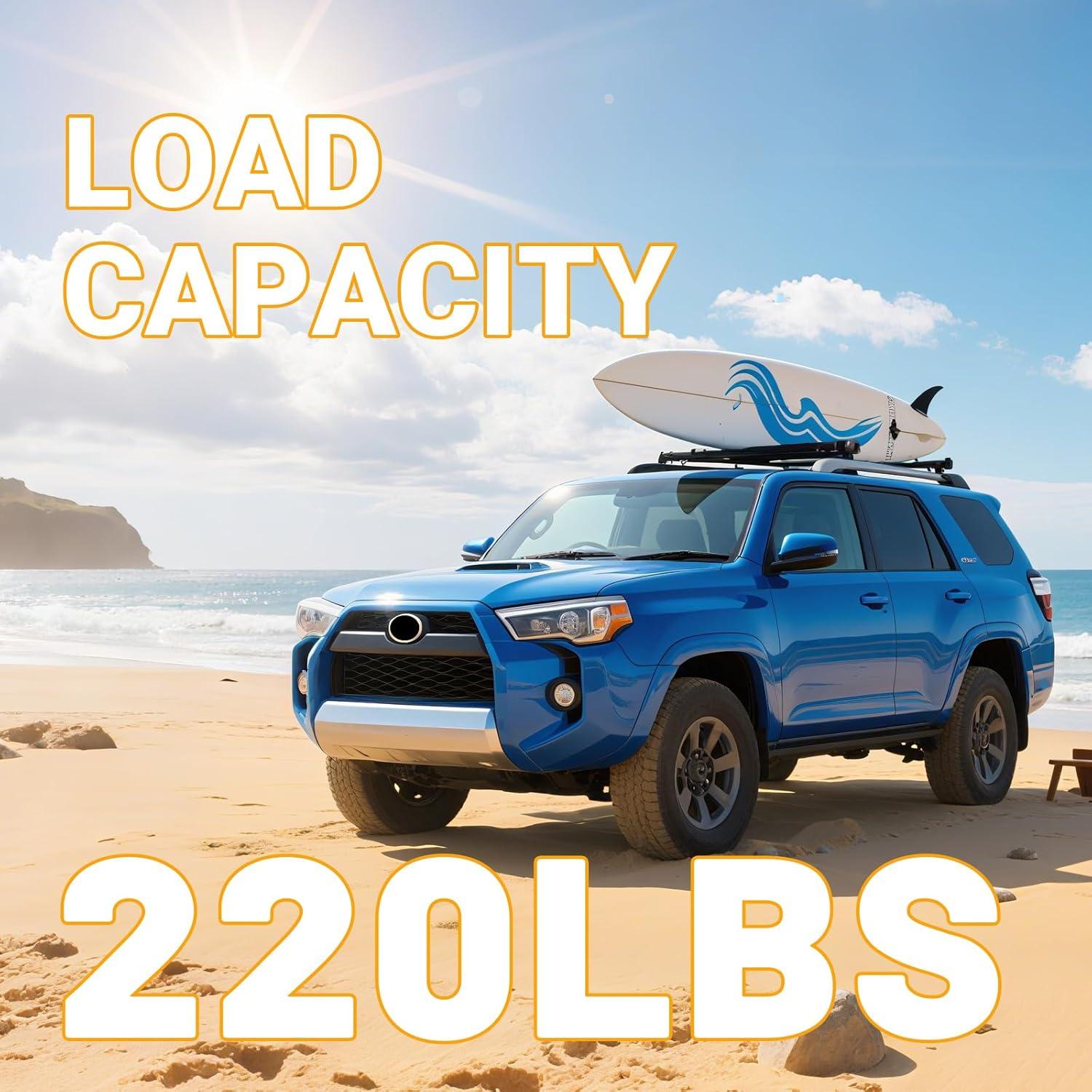 Barras Transversales de Techo TRAVLETIC para Toyota 4RUNNER 2010-2024