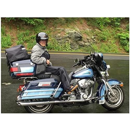 Bolsa de Equipaje Plegable HDBUBALUS para Motocicleta Nylon Negro