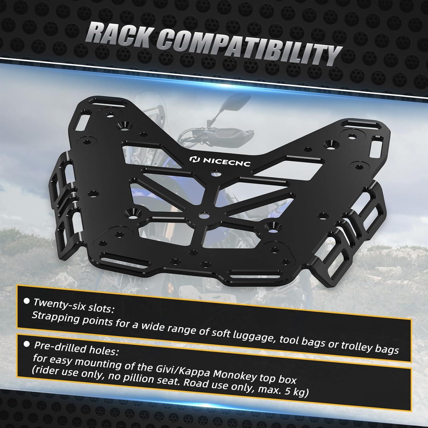 Soporte Trasero de Equipaje NICECNC para Yamaha Tenere 700