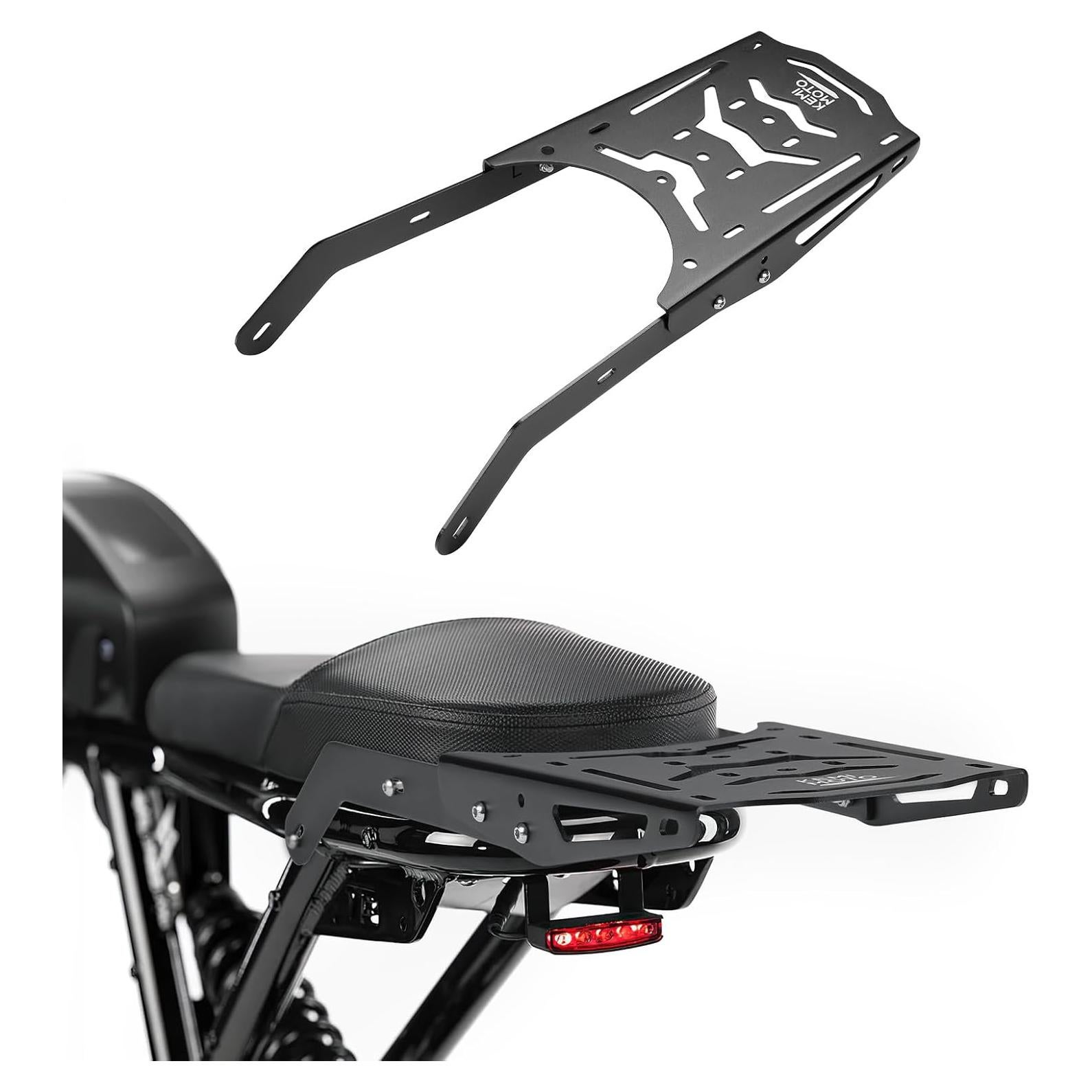 Soporte Trasero KEMIMOTO Rack de Equipaje para Super73 R Negro