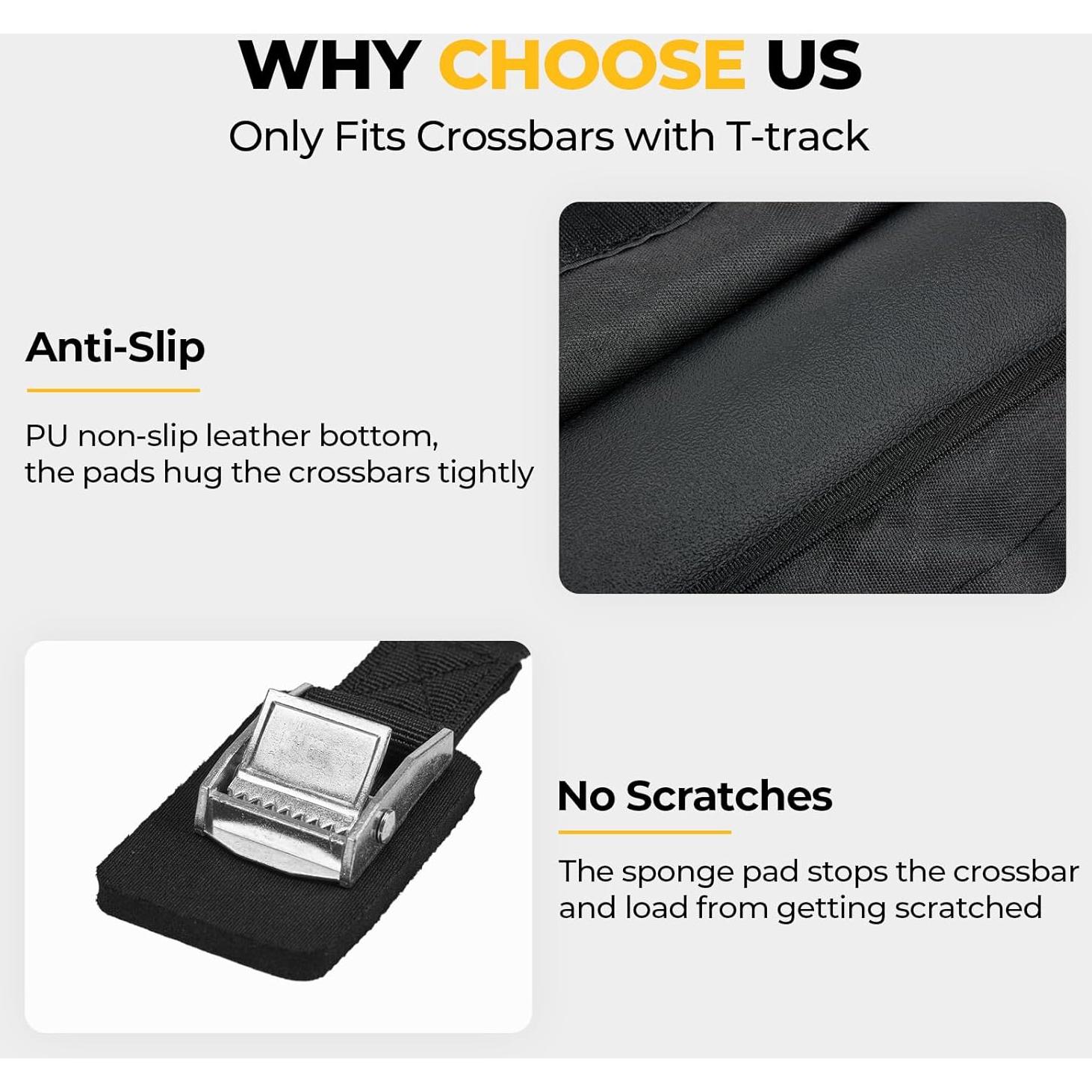 Almohadillas de Techo BougeRV 80 cm para Portaequipajes