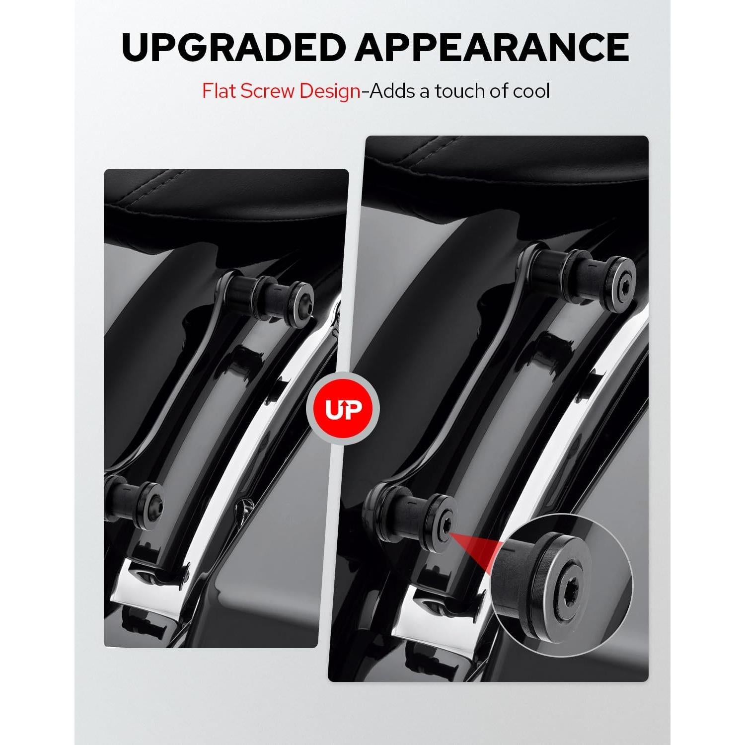 Kit de Hardware de Acoplamiento Benlari para Barra Sissy Negro