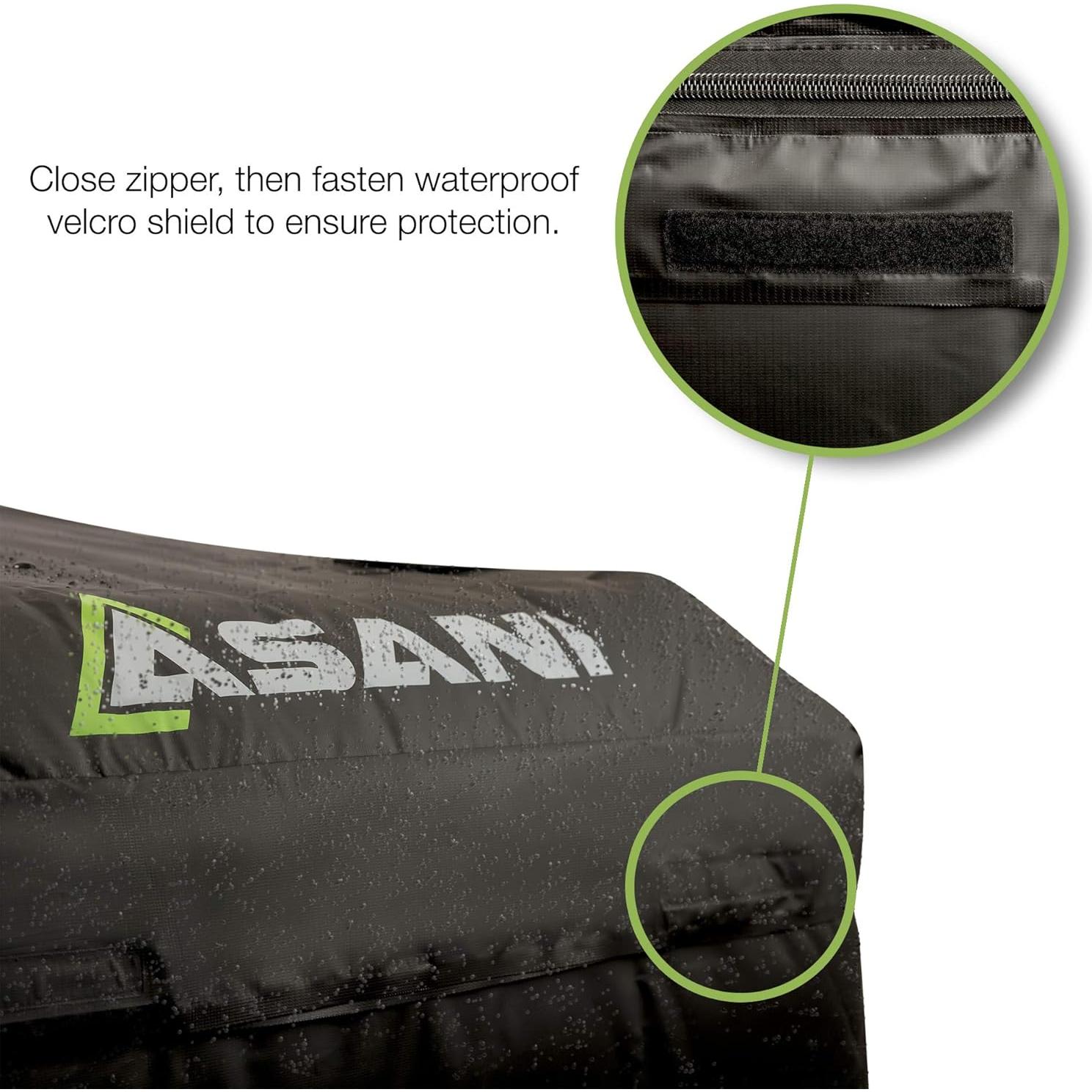 Bolsa de Techo Impermeable Asani 425L con 8 Correas 112x86x43cm