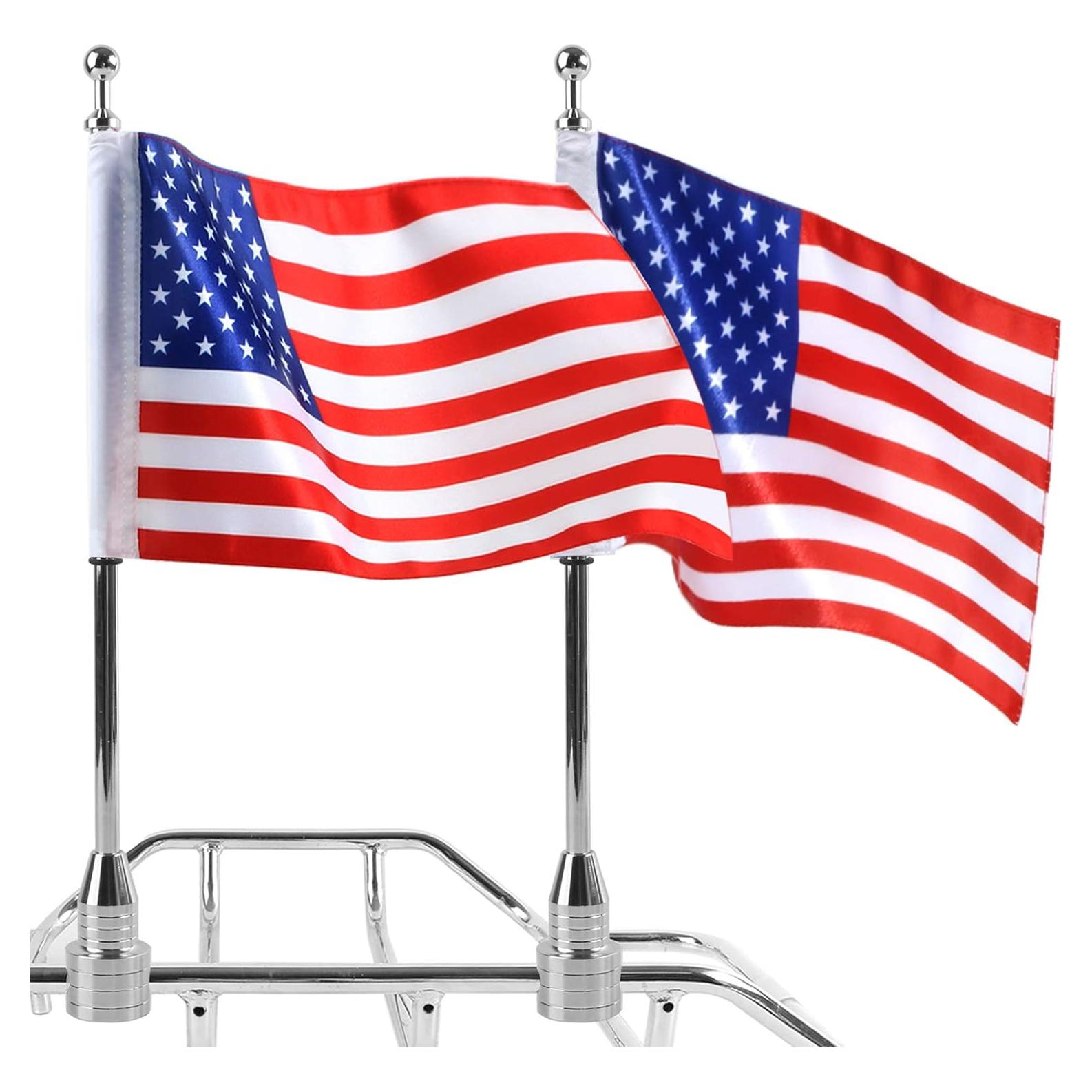 Soporte de Bandera para Motocicleta Harley Davidson - Acero Inoxidable