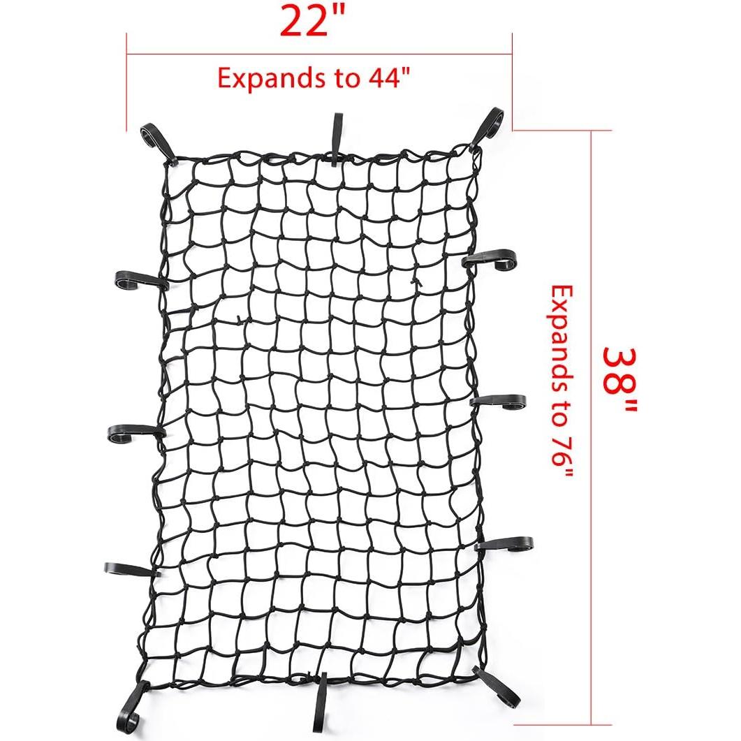 Red de Carga Bungee CZC AUTO 55.88x96.52cm con 12 Ganchos
