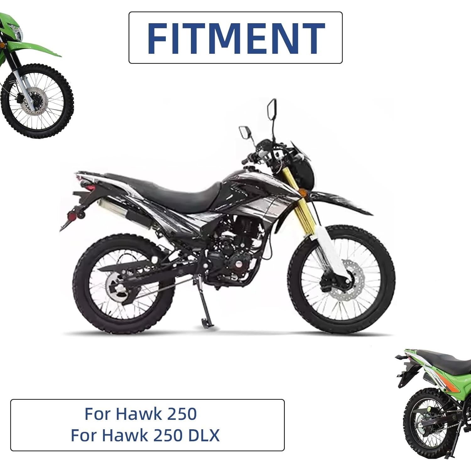 Portaequipajes trasero BAOUFF para Hawk 250 y DLX - Hierro