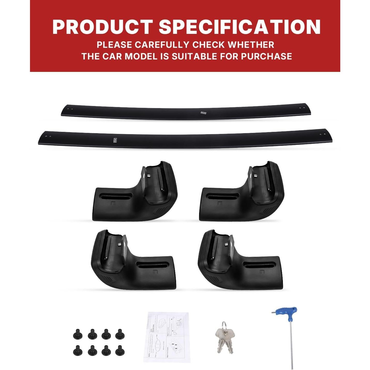 Barras Transversales Richeer para Sportage 2016-2022 100kg