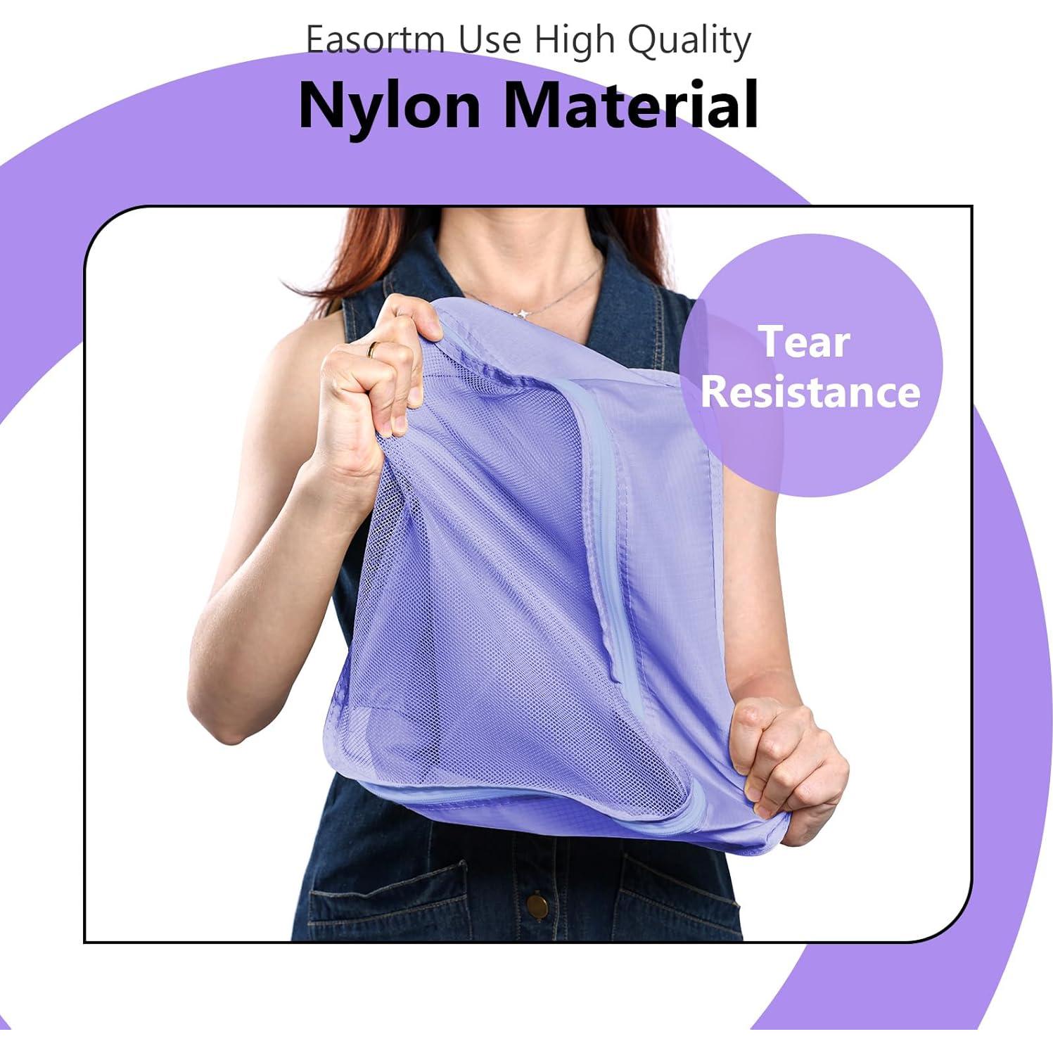 Set de Cubos de Empaque para Viaje Easortm 9 Piezas Púrpura