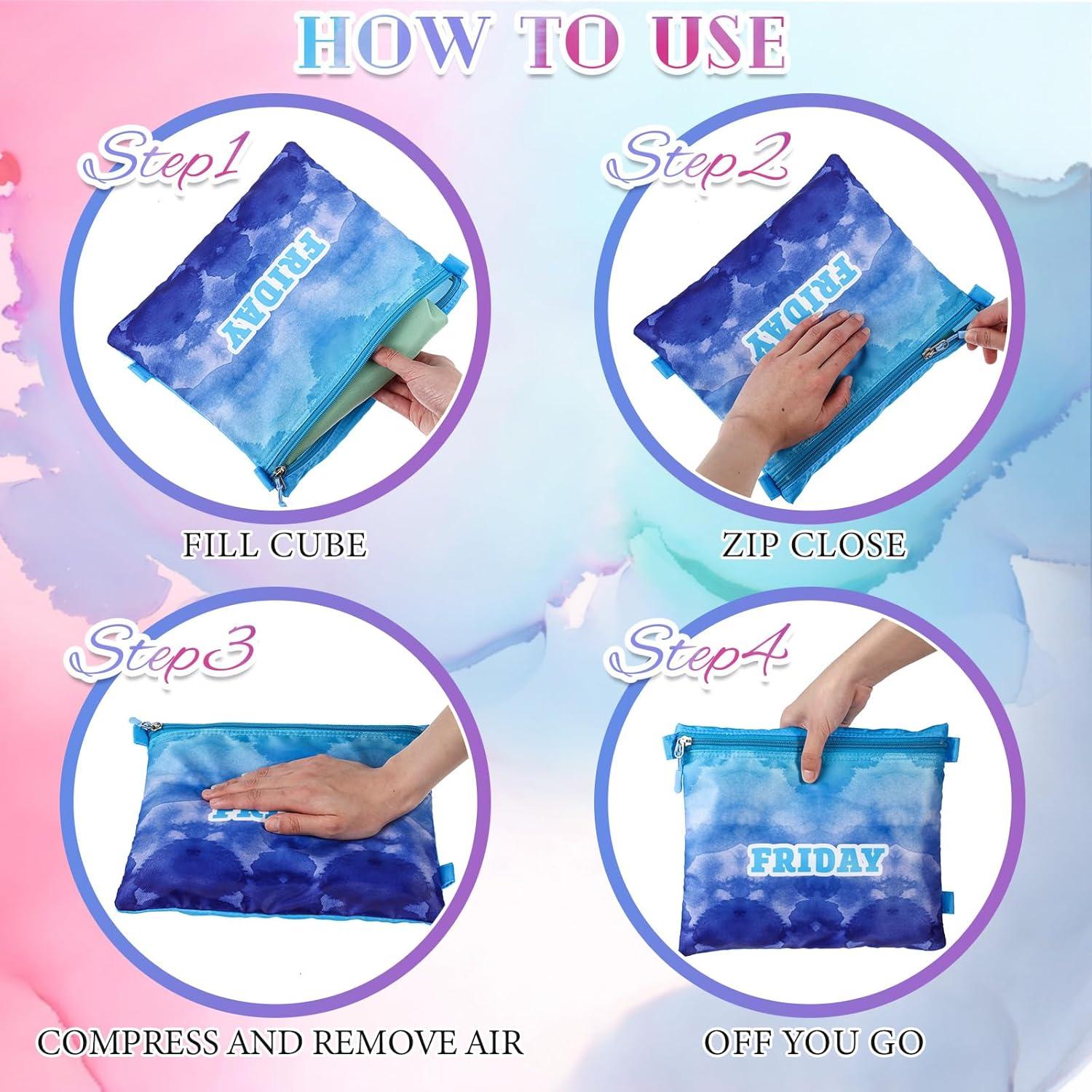 Cubos de Empaque Paterr 7 Pcs para Viaje Niños Degradado