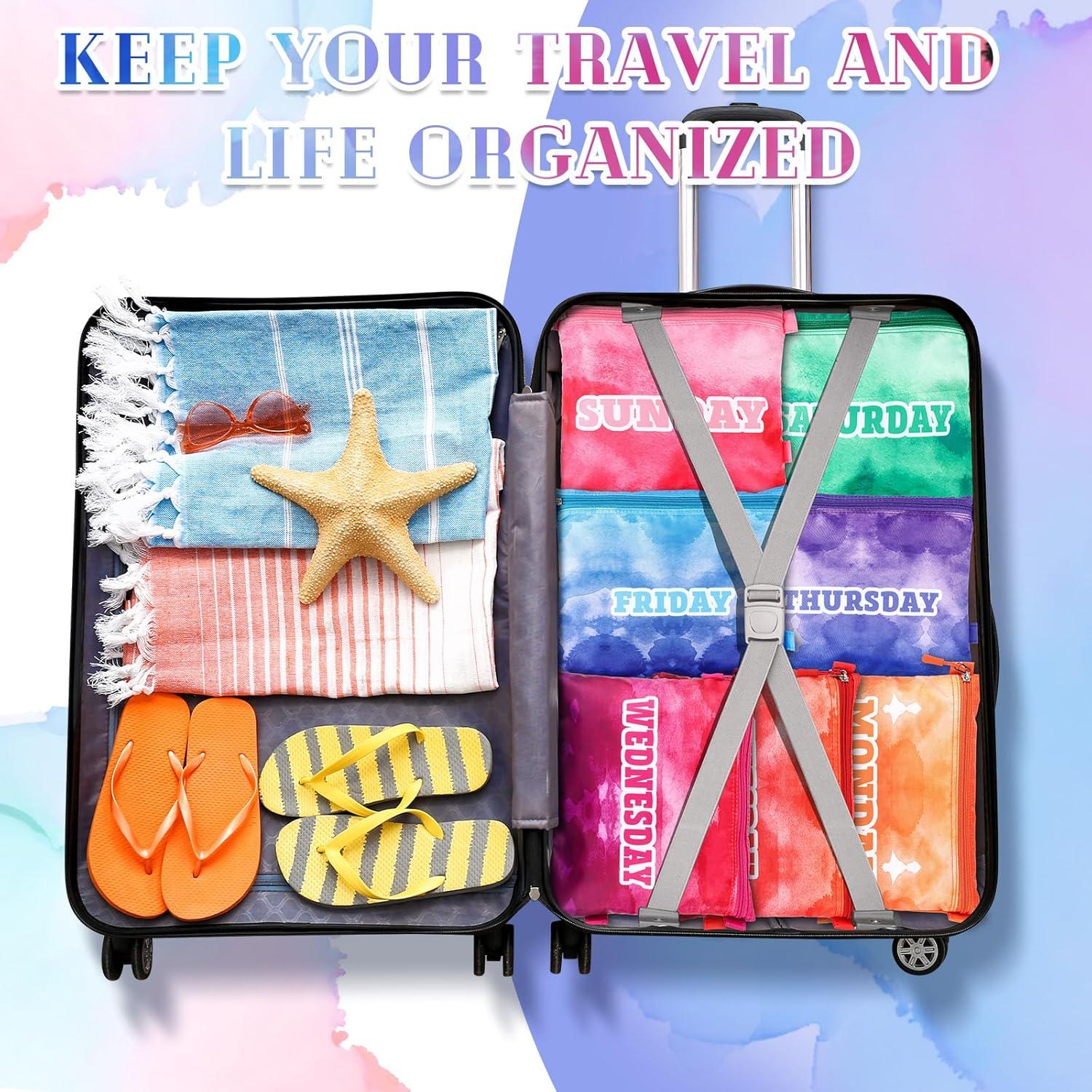 Cubos de Empaque Paterr 7 Pcs para Viaje Niños Degradado